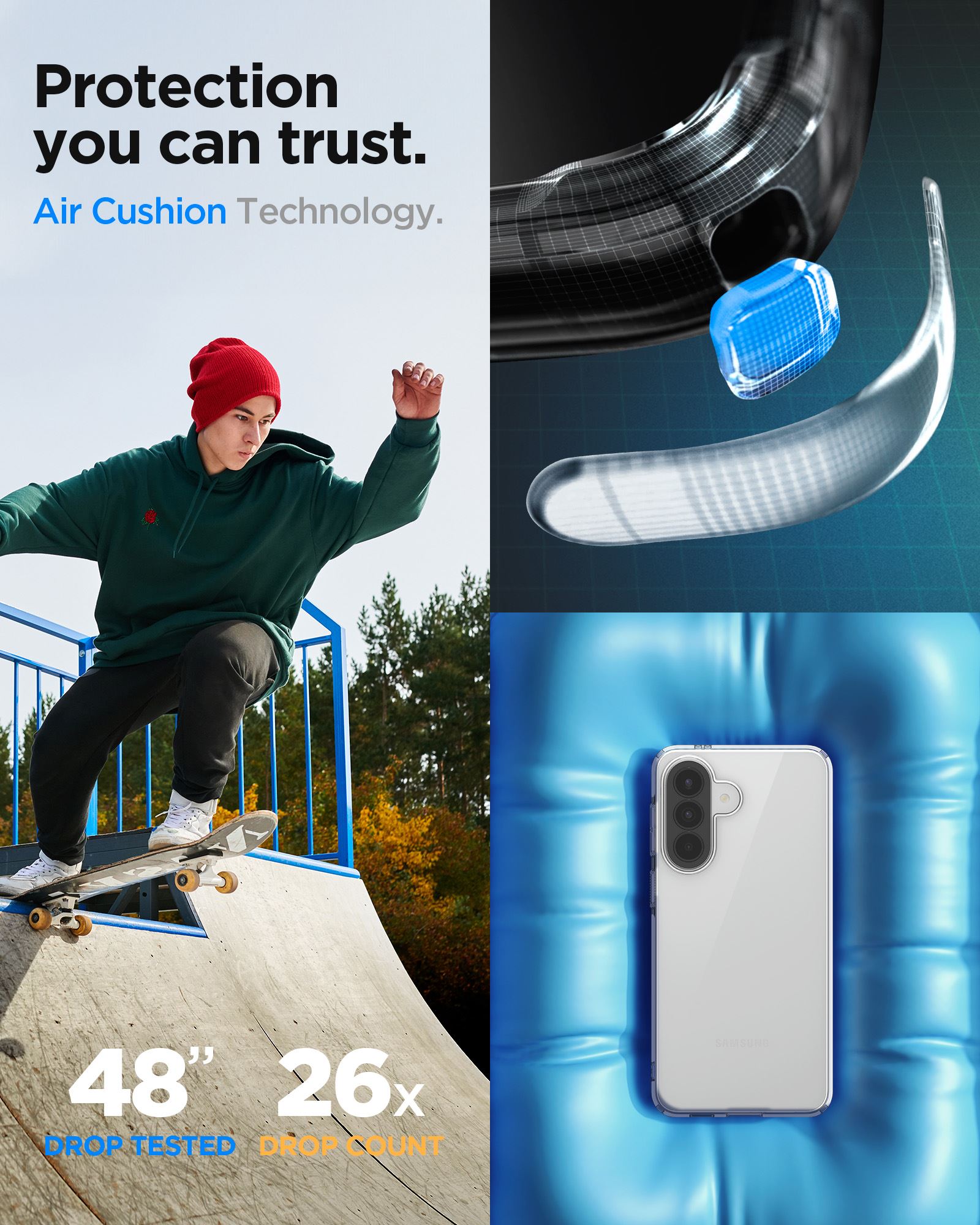 Spigen Liquid Crystal, crystal clear - Samsung Galaxy A57 5G (13)