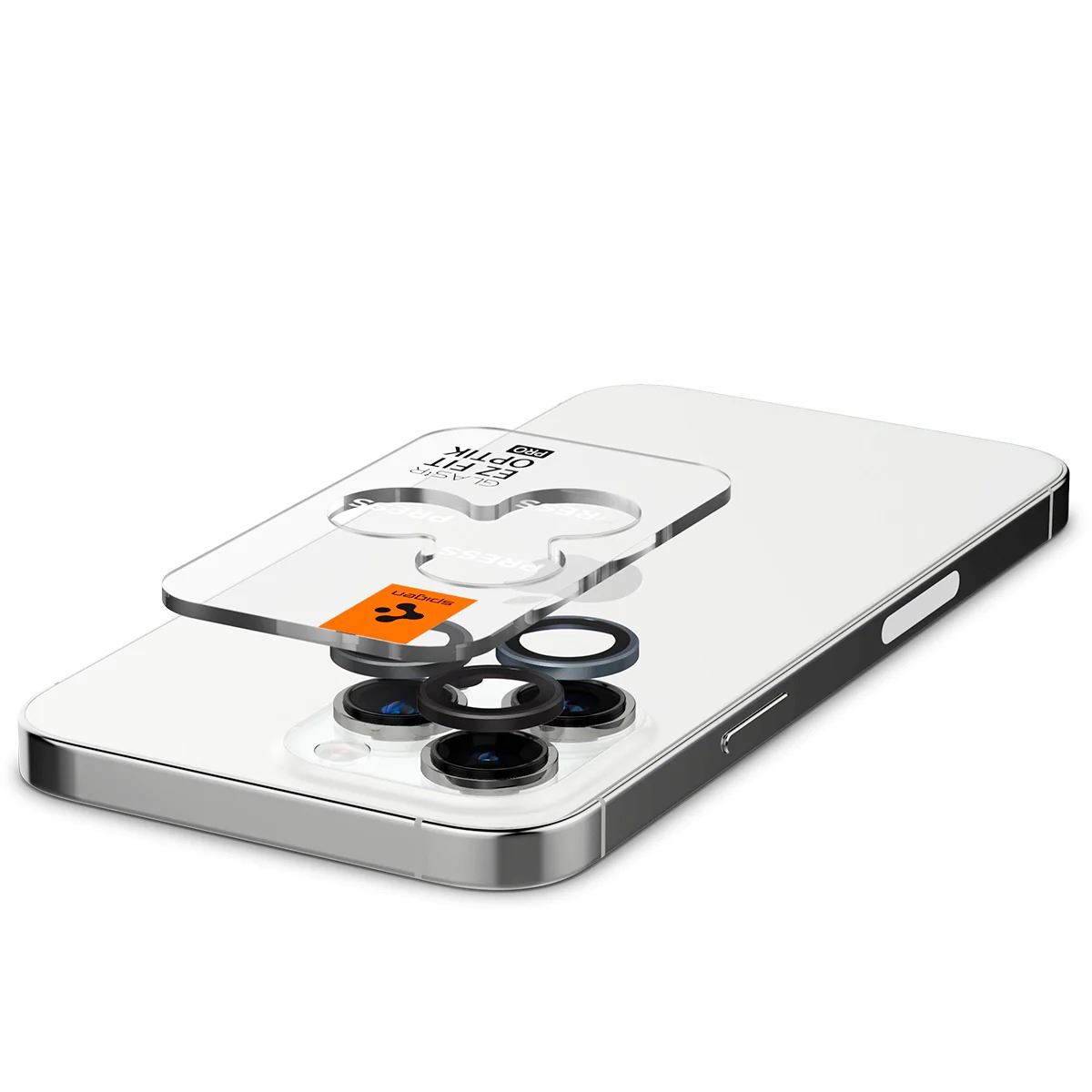 Spigen Glass tR EZ Fit Optik Pro 2 Pack, zero one - iPhone 16/15/14 Pro/ 16/15/14 Pro Max (4)