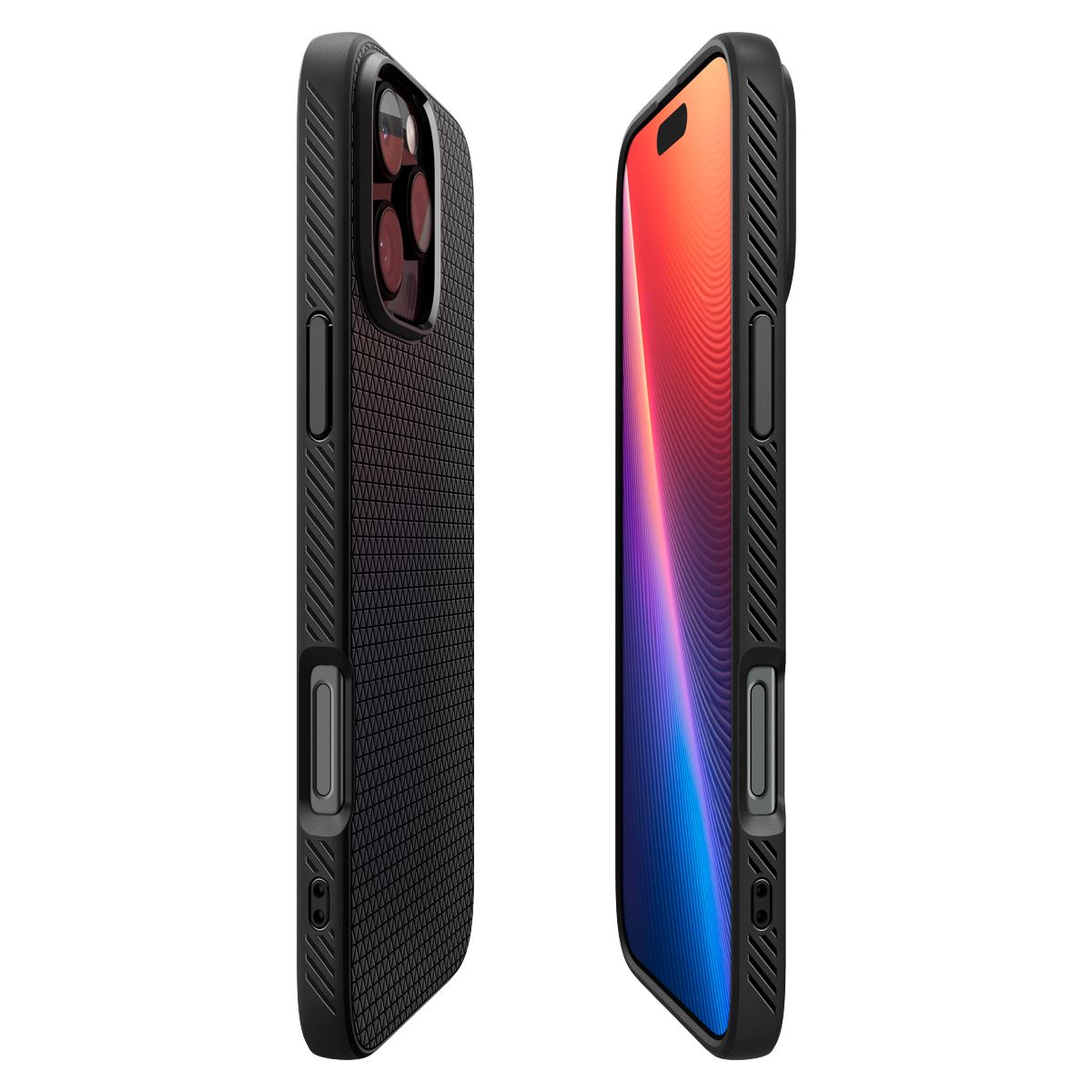 Spigen Liquid Air, matte black - iPhone 16 Pro (6)