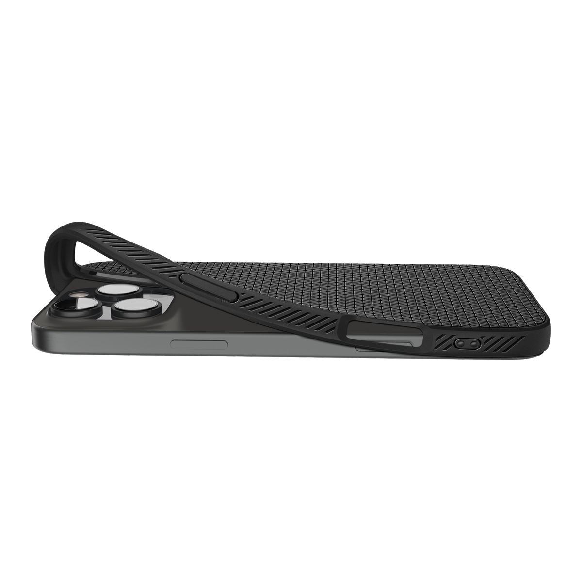 Spigen Liquid Air, matte black - iPhone 16 Pro (7)