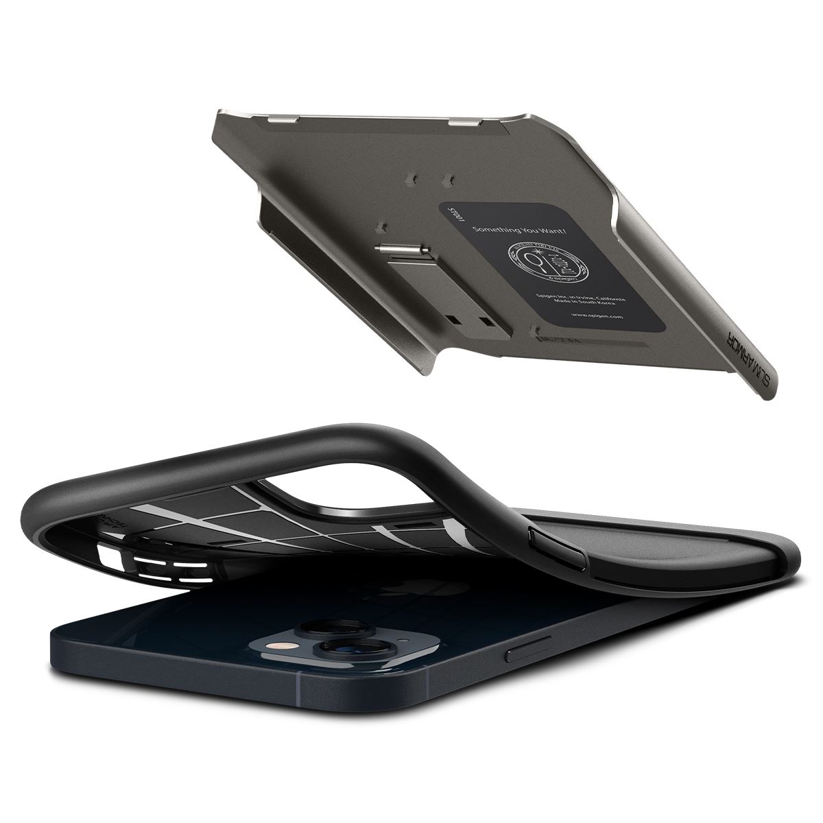 Spigen Slim Armor, gunmetal - iPhone 14 Plus (7)