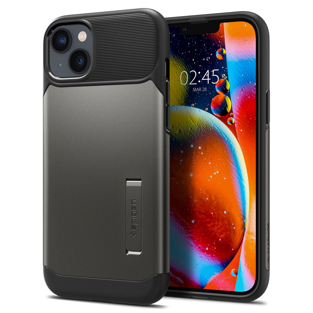 Spigen Slim Armor, gunmetal - iPhone 14 Plus