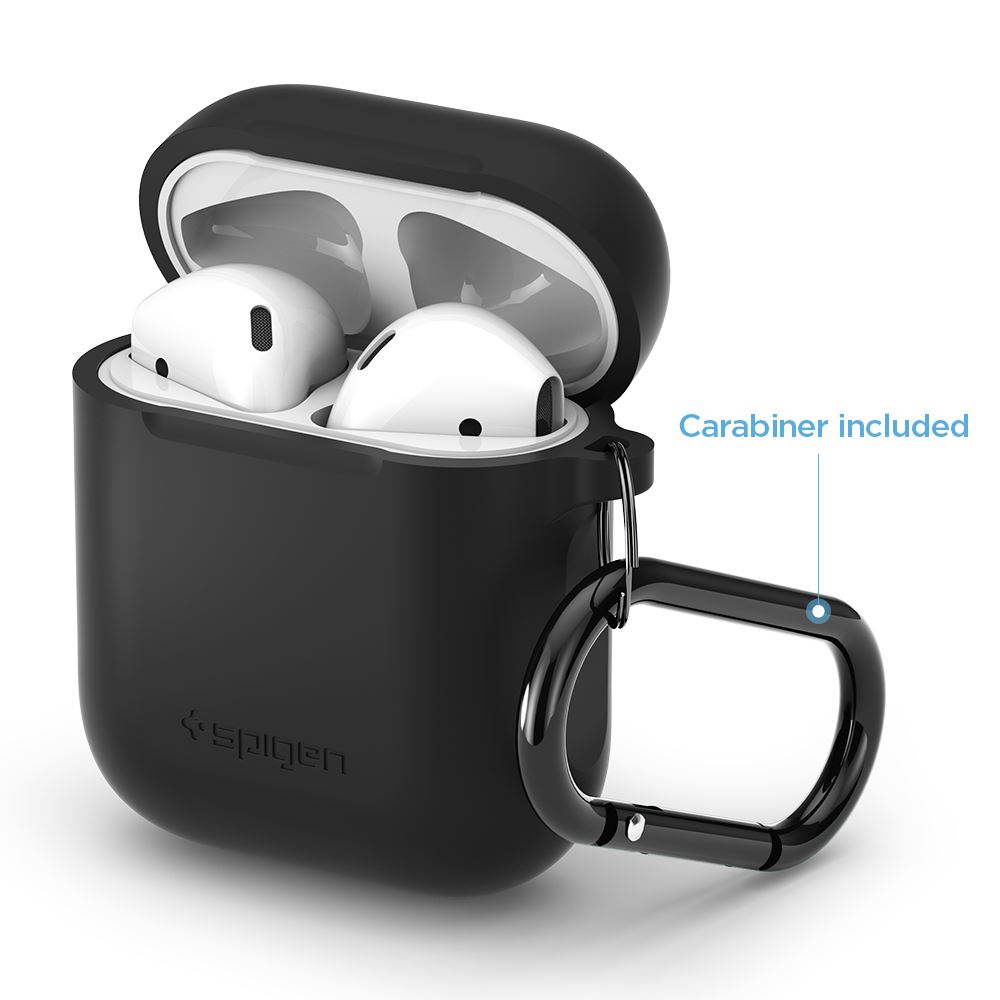 Spigen Silicone case, black - AirPods 1/2019 (1)