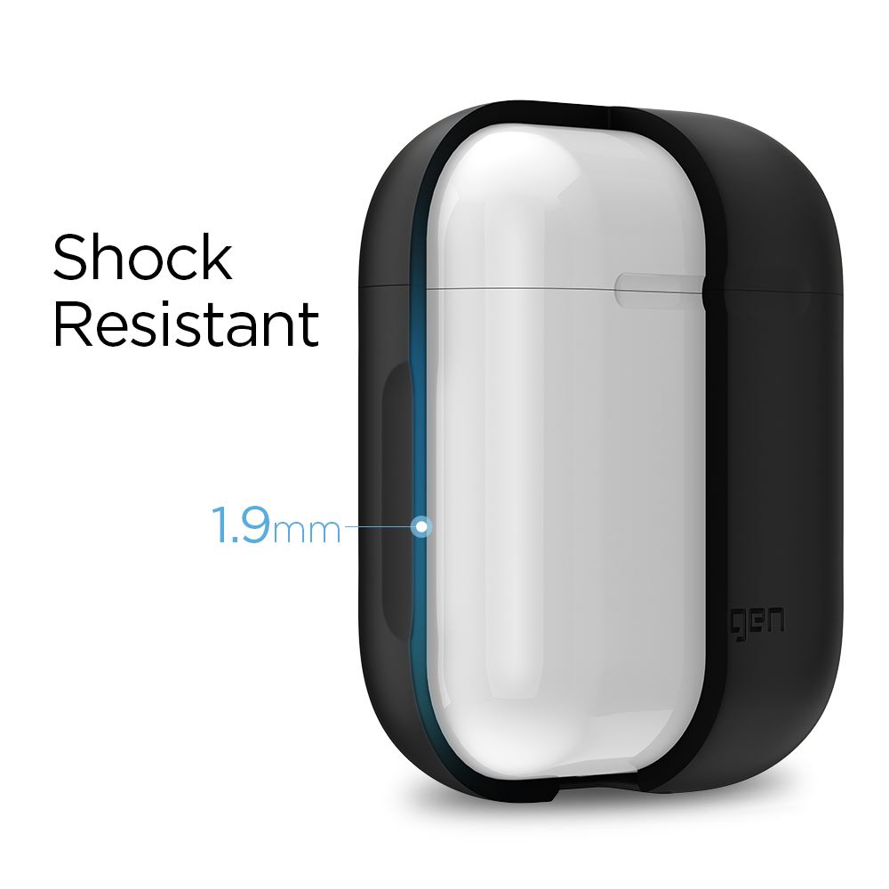 Spigen Silicone case, black - AirPods 1/2019 (3)