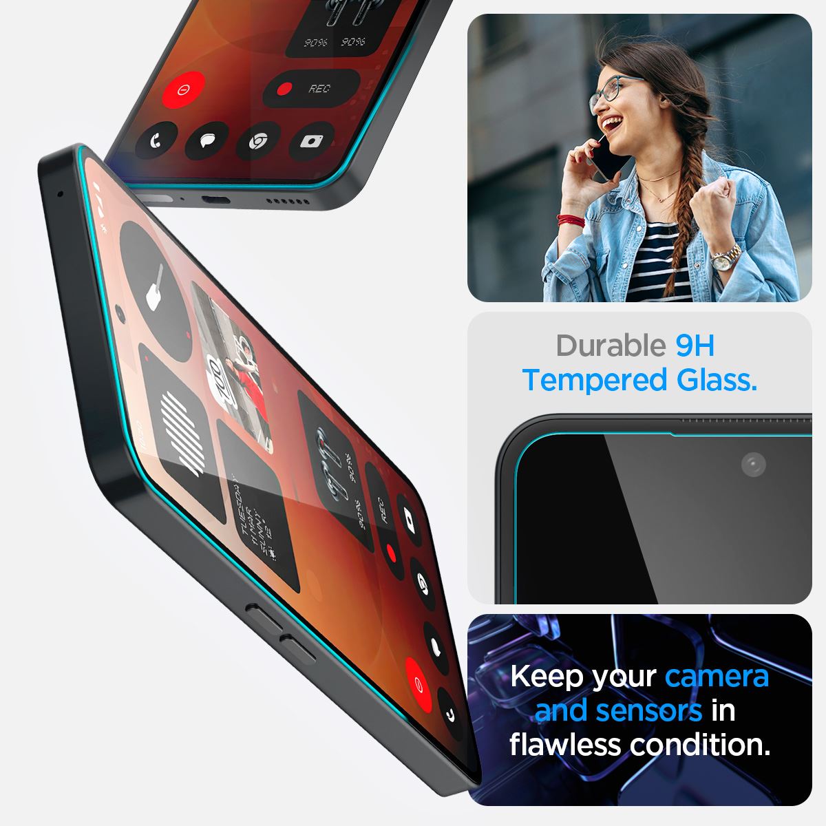 Spigen Glass tR EZ Fit HD 1 Pack, transparency - Nothing Phone (3a)/(3a) Pro (4)