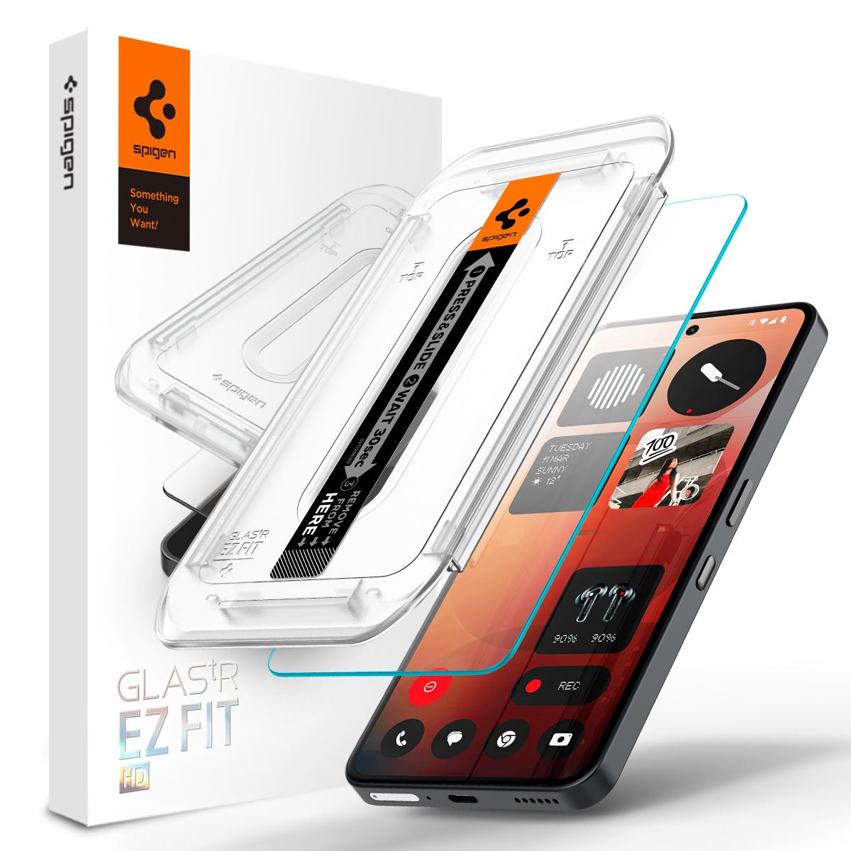 Spigen Glass tR EZ Fit HD 1 Pack, transparency - Nothing Phone (3a)/(3a) Pro