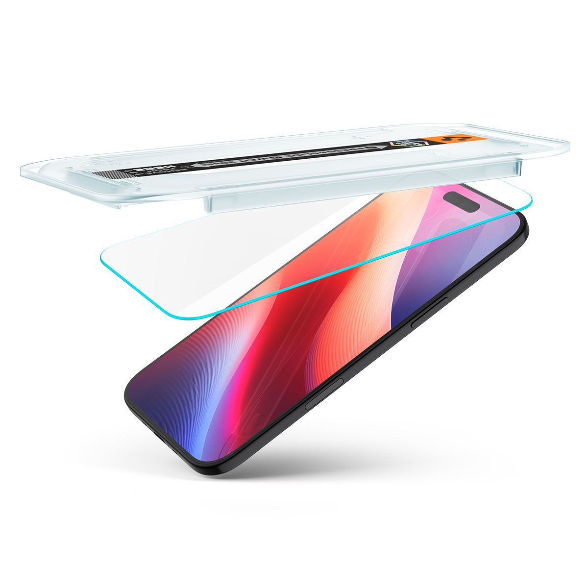 Spigen Glass tR EZ Fit Pro HD 1 Pack, transparency - iPhone Air (5)