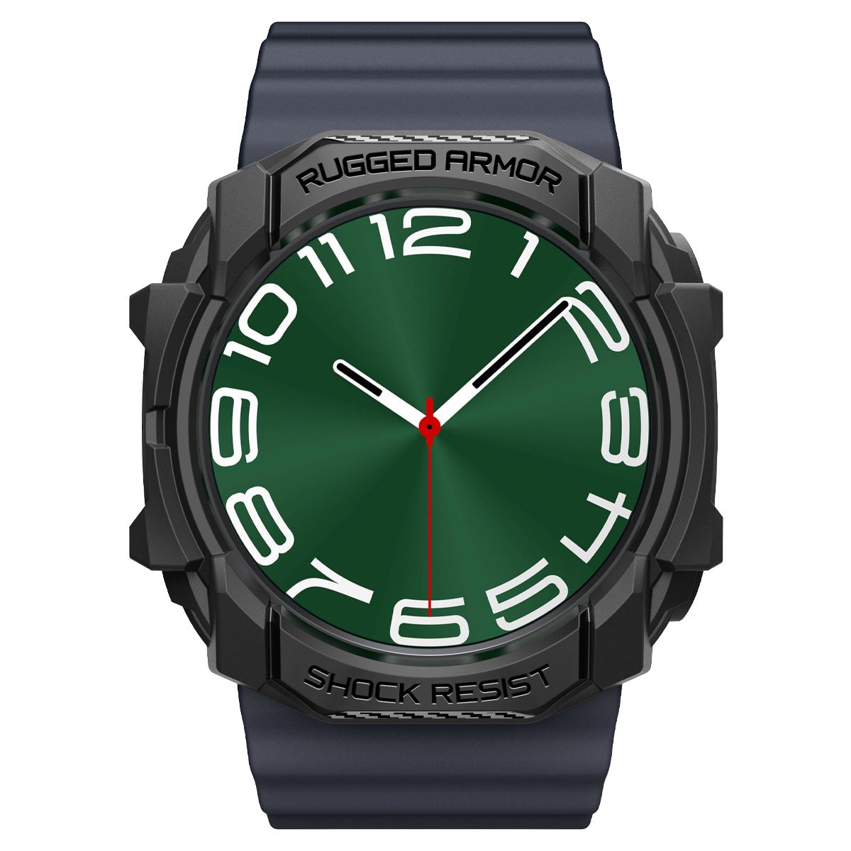 Spigen Rugged Armor, matte black - Samsung Galaxy Watch Ultra (2)