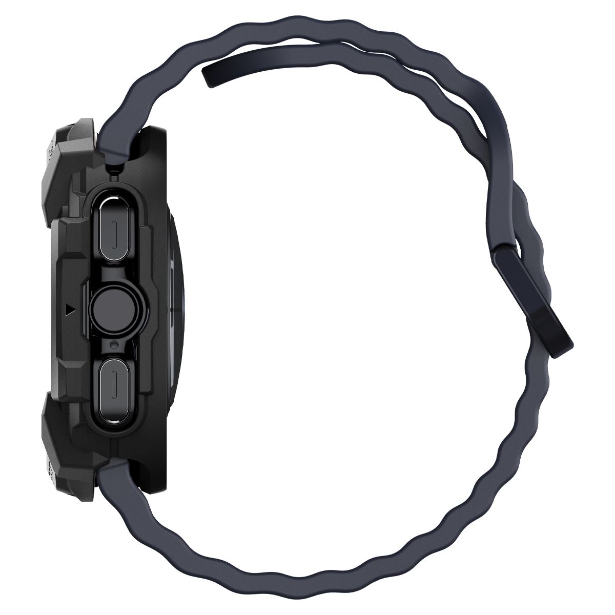 Spigen Rugged Armor, matte black - Samsung Galaxy Watch Ultra (3)