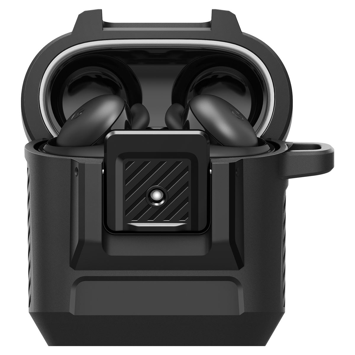 Spigen Lock Fit, matte black - Google Pixel Buds 2a (2)