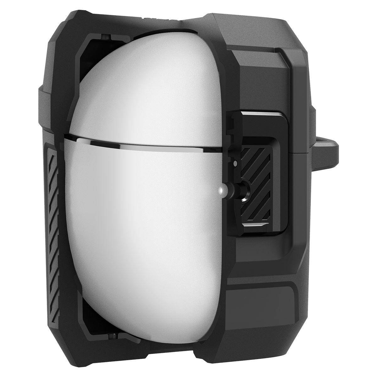 Spigen Lock Fit, matte black - Google Pixel Buds 2a (7)