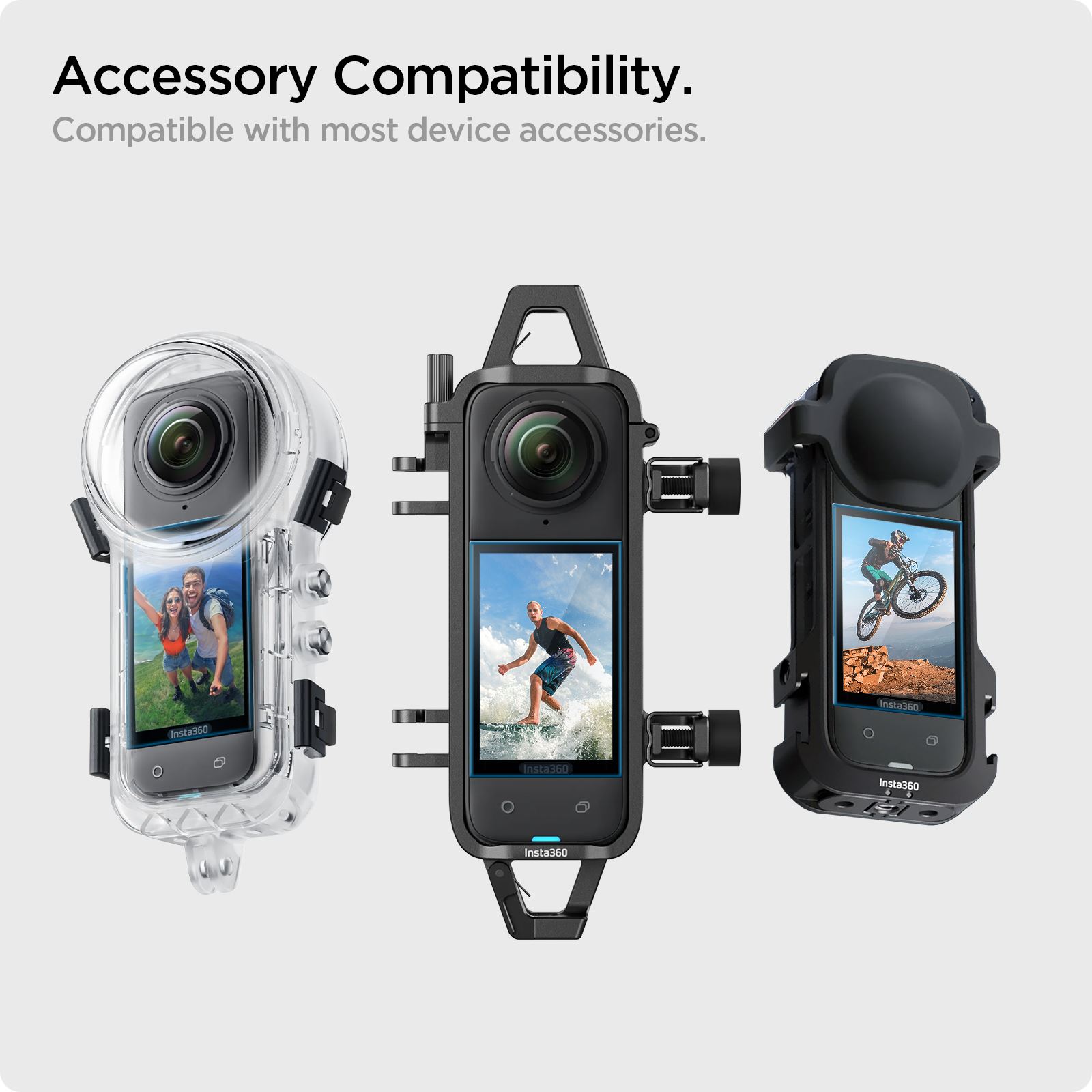 Spigen Glass tR SLIM S2P, black - Insta 360 X4 (7)
