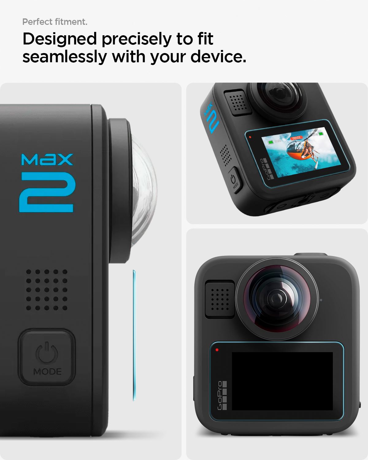 Spigen Glass tR Slim 2 Pack - GoPro MAX 2 (9)