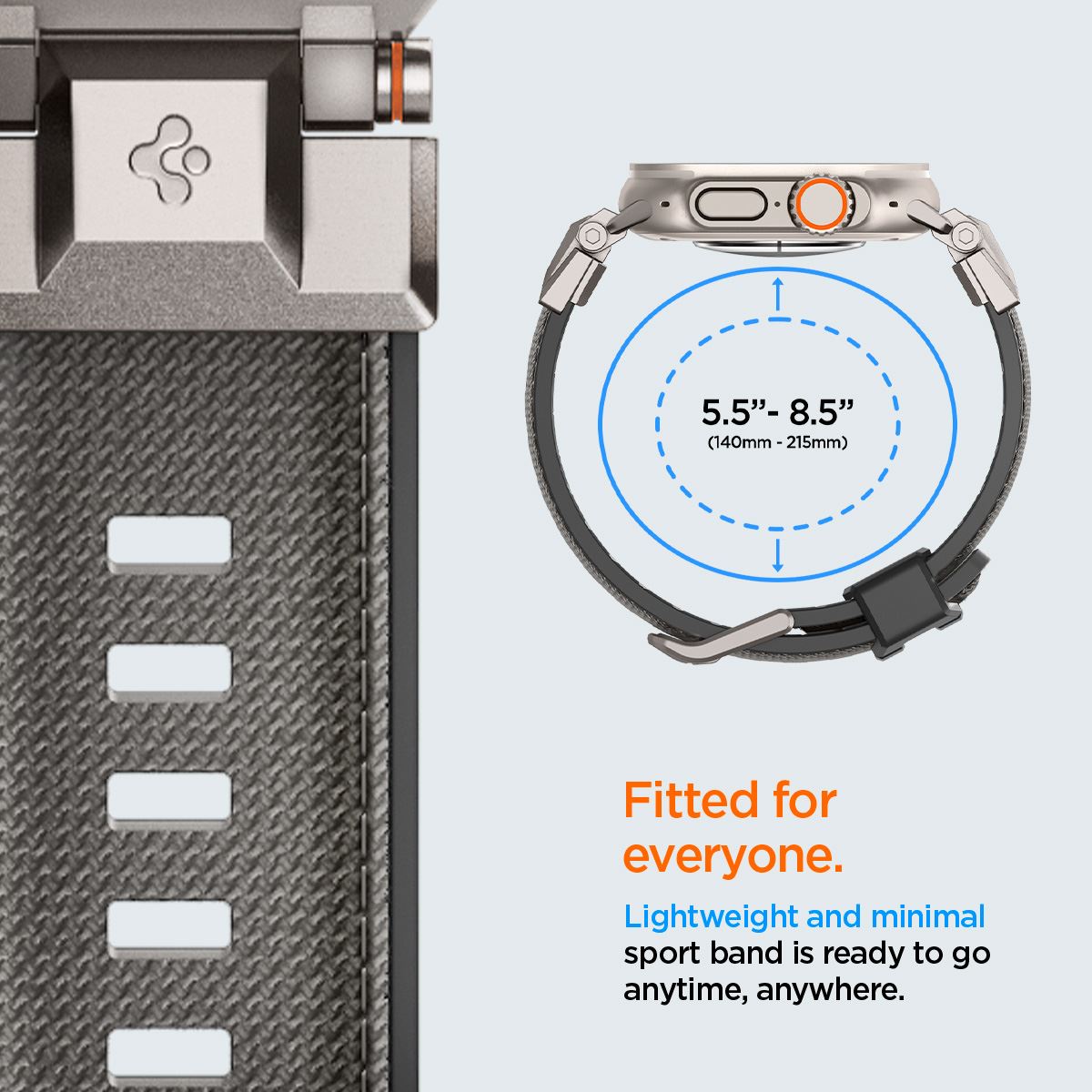Spigen DuraPro Armor, gray - Apple Watch 49mm/46mm/45mm/44mm  (10)