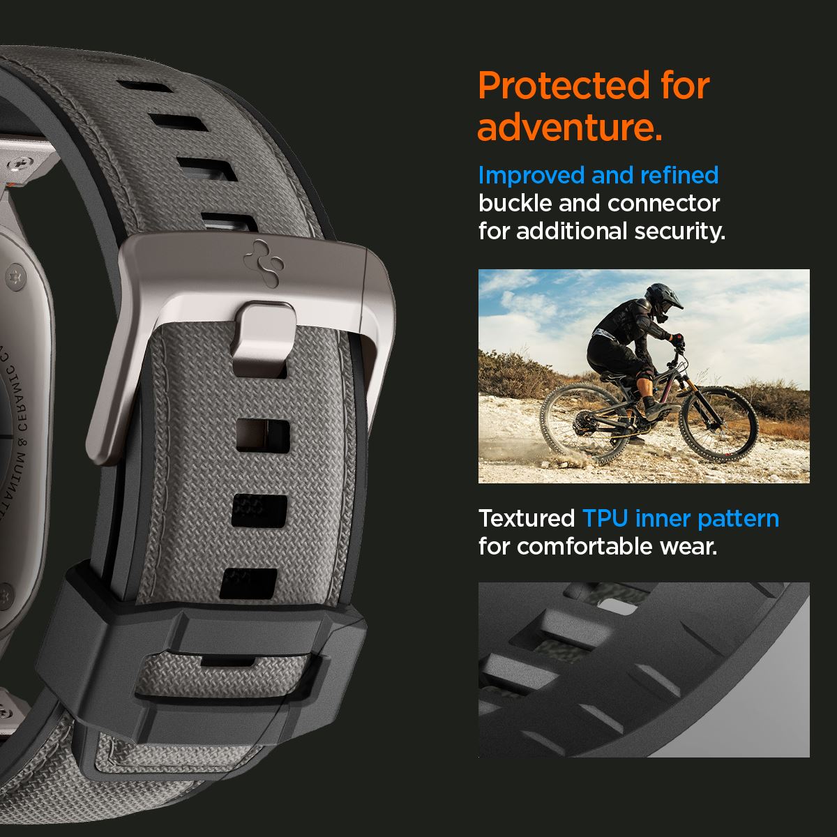 Spigen DuraPro Armor, gray - Apple Watch 49mm/46mm/45mm/44mm  (12)