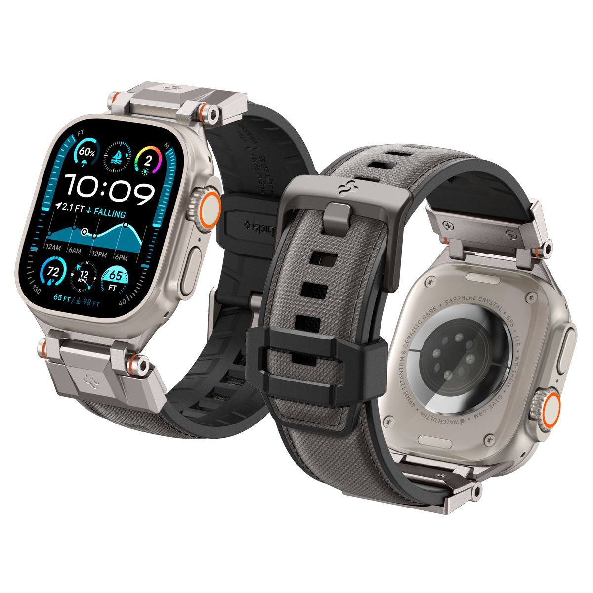 Spigen DuraPro Armor, gray - Apple Watch 49mm/46mm/45mm/44mm  (16)
