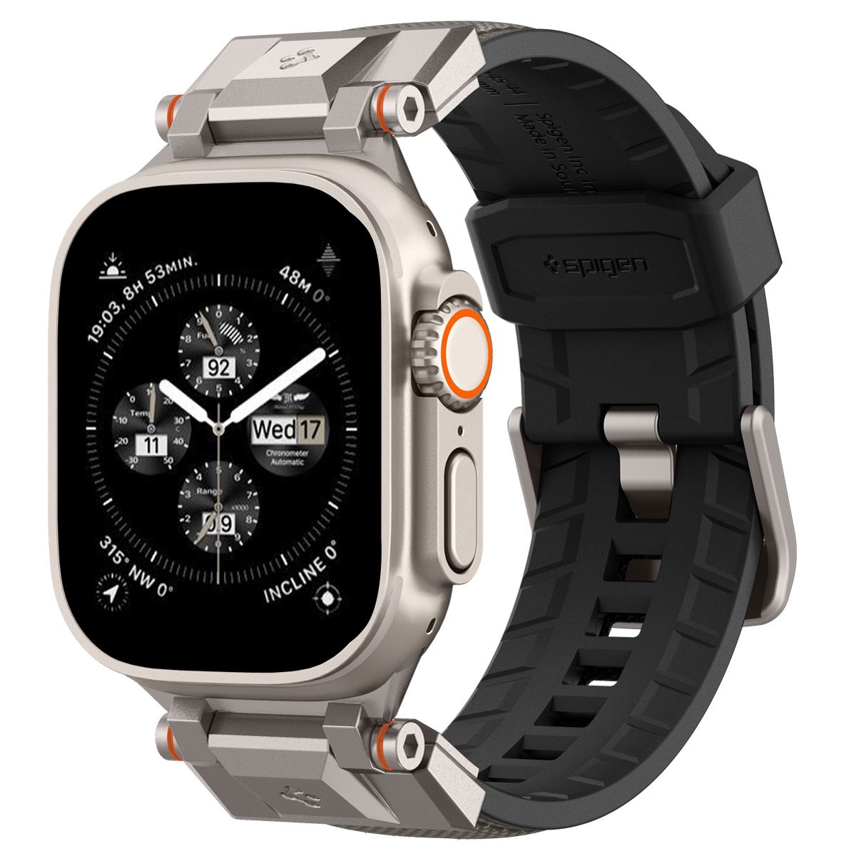 Spigen DuraPro Armor, gray - Apple Watch 49mm/46mm/45mm/44mm 