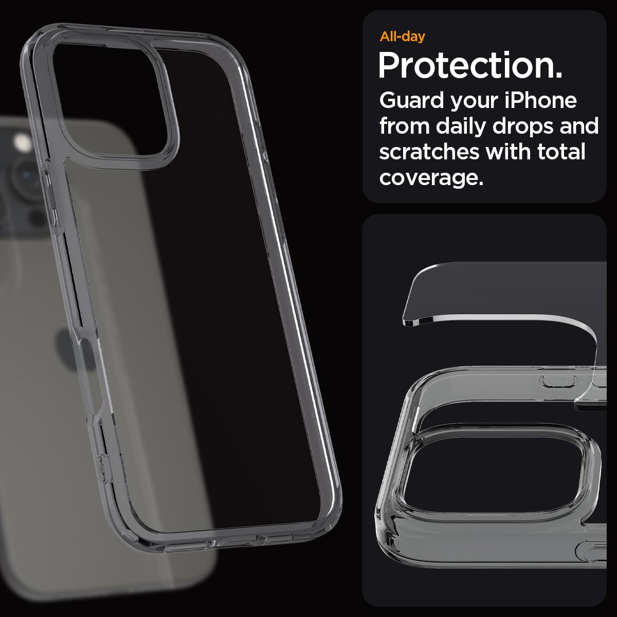 Spigen Ultra Hybrid, space crystal - iPhone 16 Pro Max (12)