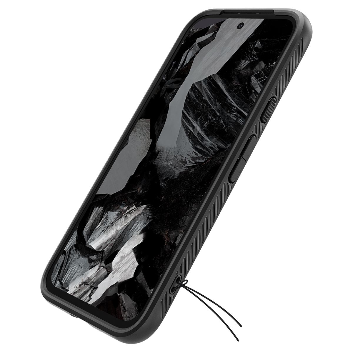 Spigen Liquid Air, matte black - Google Pixel 8a (13)