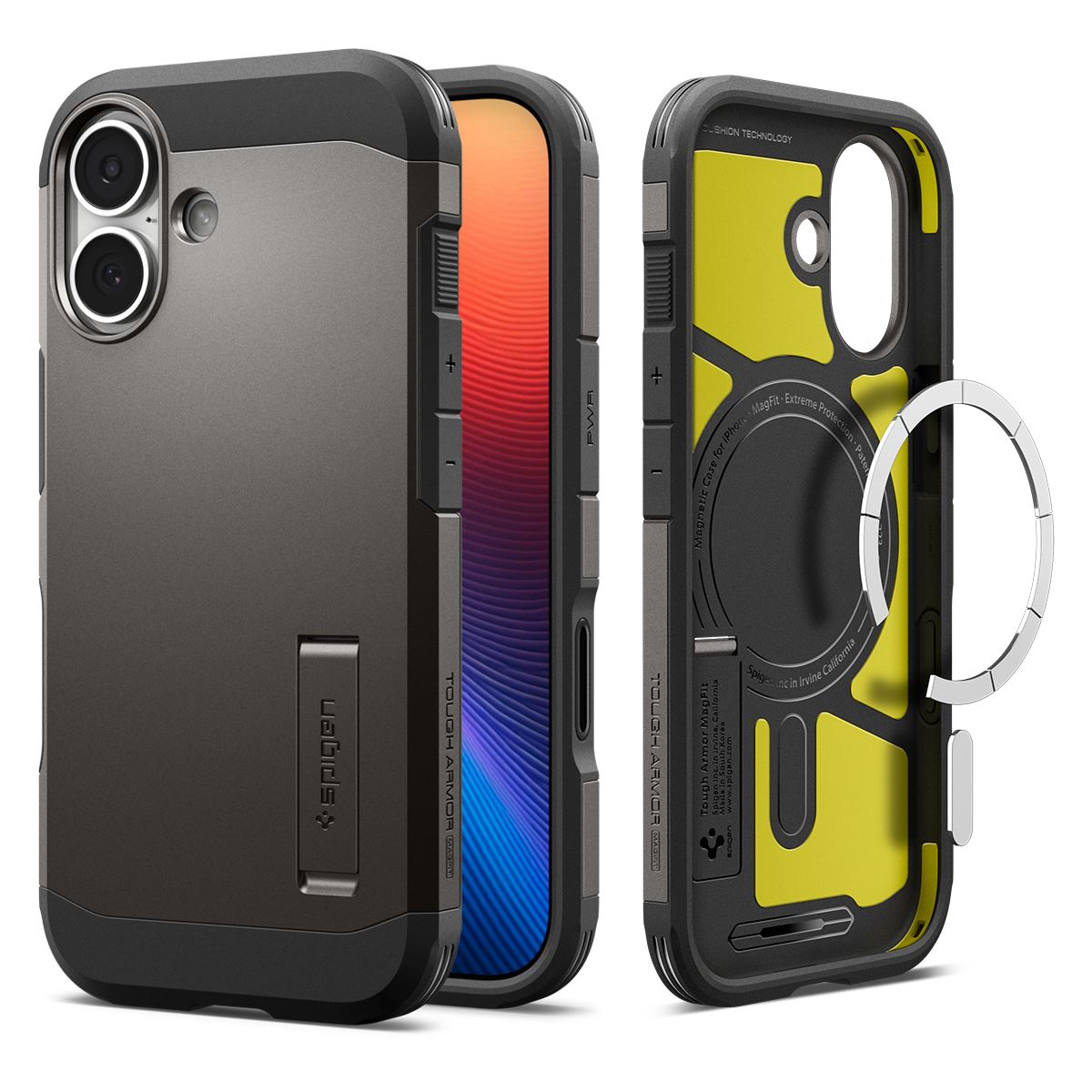 Spigen Tough Armor T MagSafe, gunmetal - iPhone 17 (11)