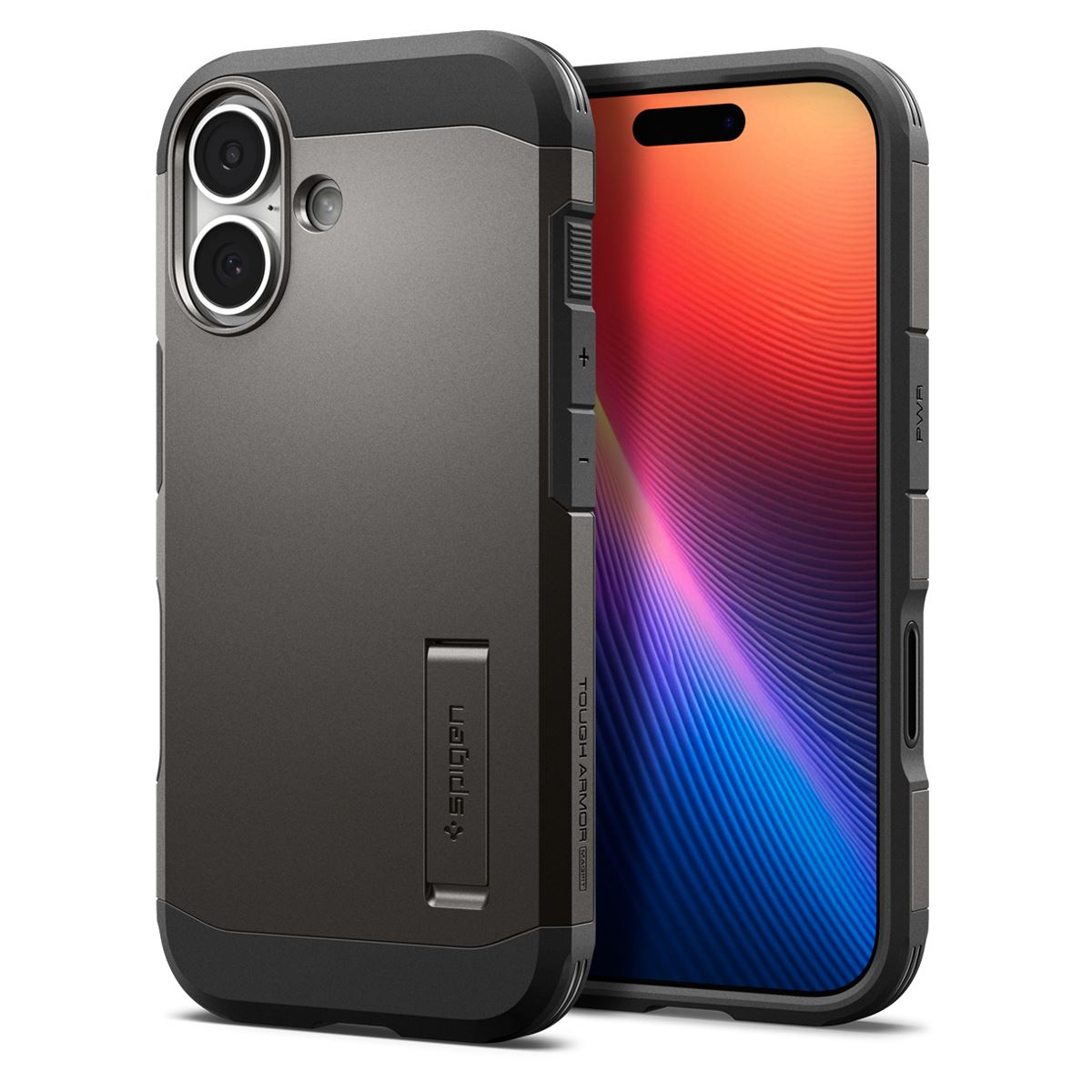 Spigen Tough Armor T MagSafe, gunmetal - iPhone 17