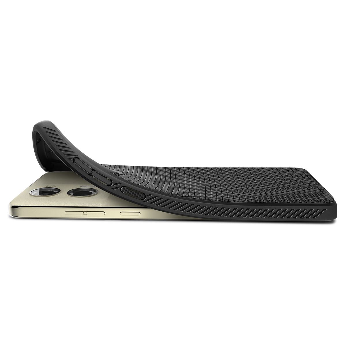 Spigen Liquid Air, matte black - Motorola Moto G Stylus 5G 2024 (10)