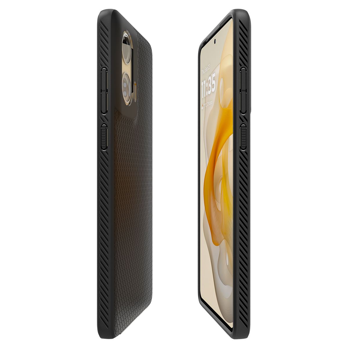 Spigen Liquid Air, matte black - Motorola Moto G Stylus 5G 2024 (7)