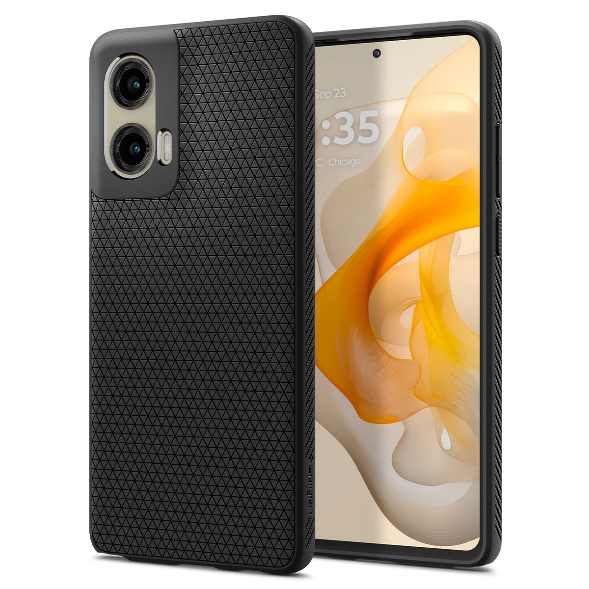 Spigen Liquid Air, matte black - Motorola Moto G Stylus 5G 2024
