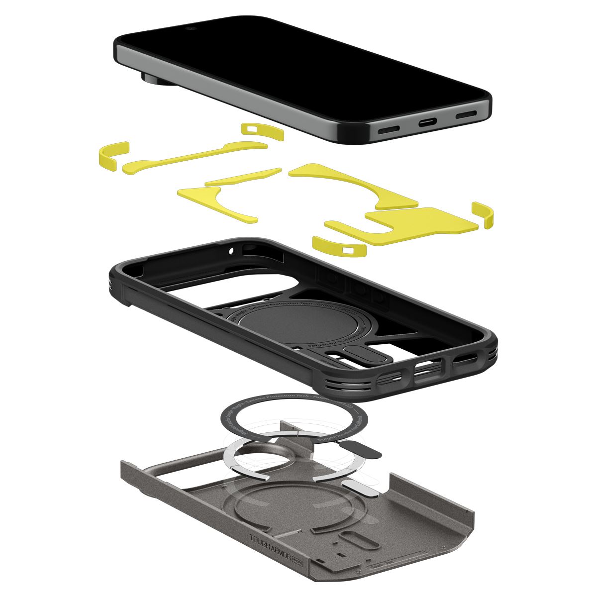 Spigen Tough Armor MagSafe, gunmetal - Google Pixel 11 Pro (11)