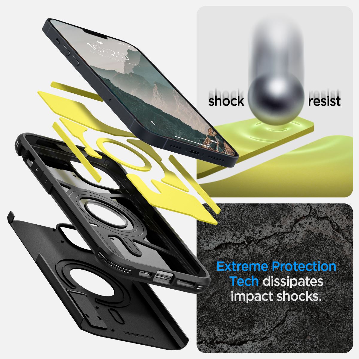 Spigen Tough Armor MagSafe, black - iPhone 14 (12)