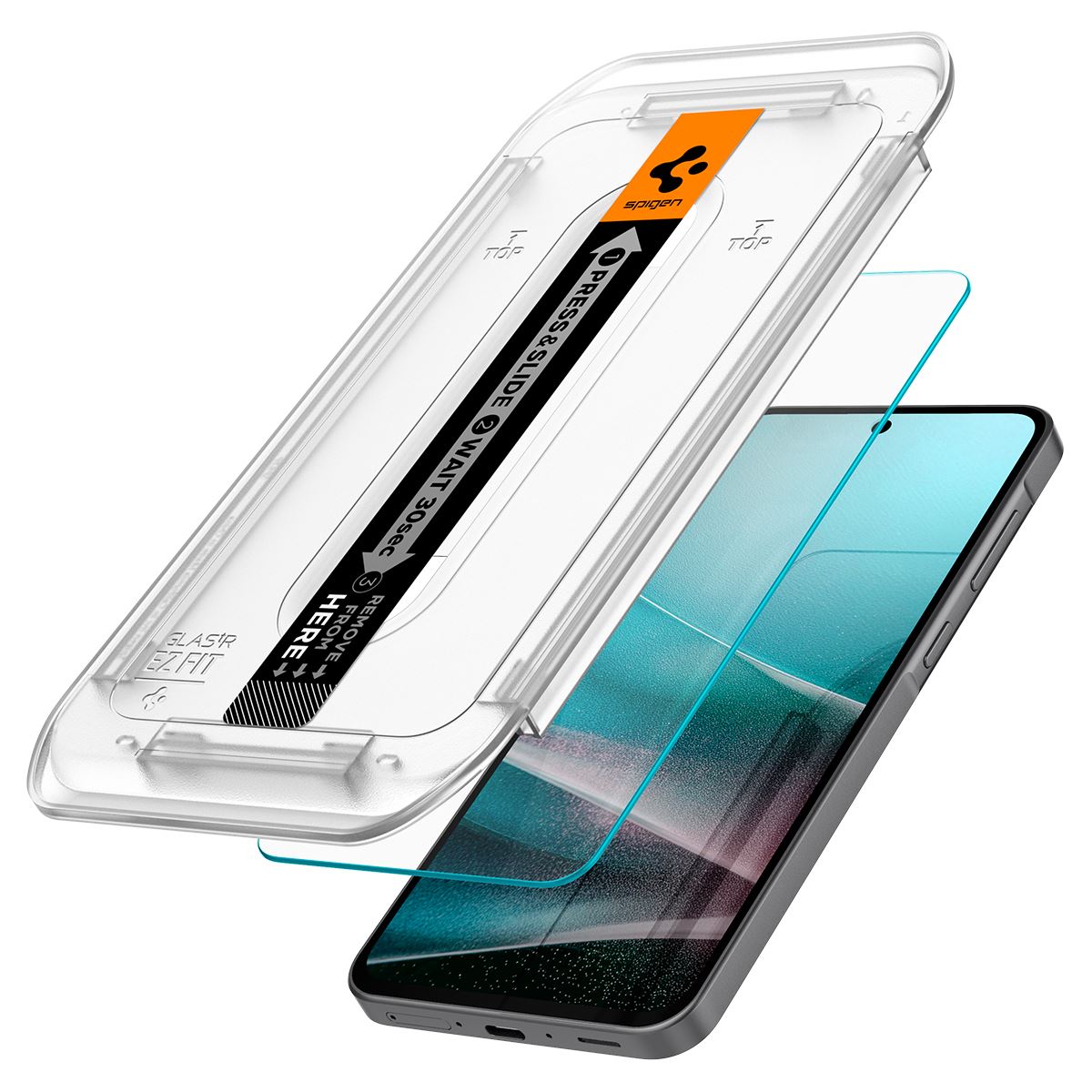 Spigen Glass tR EZ Fit 2 Pack, transparency - Samsung Galaxy A36 5G (3)