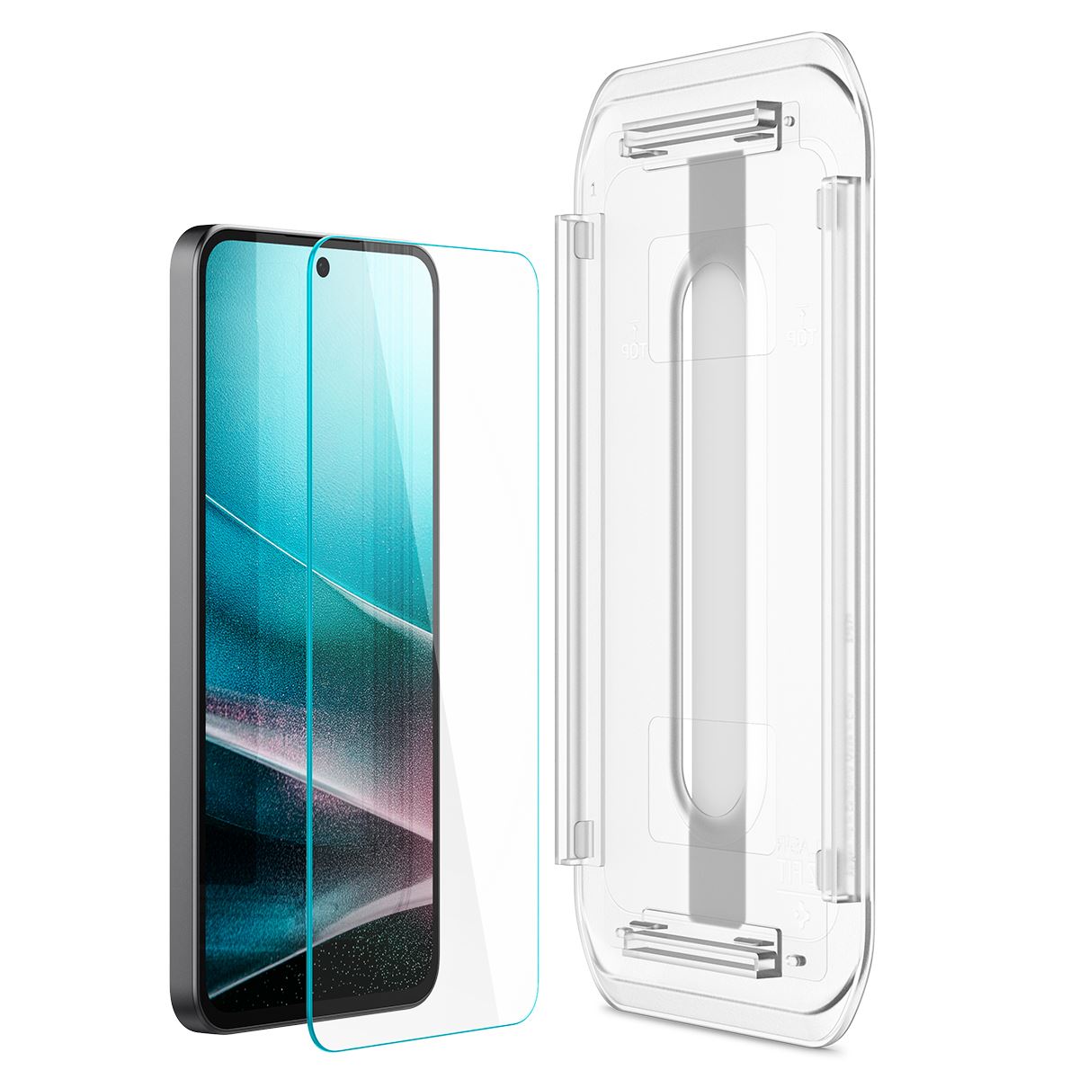 Spigen Glass tR EZ Fit 2 Pack, transparency - Samsung Galaxy A36 5G (4)