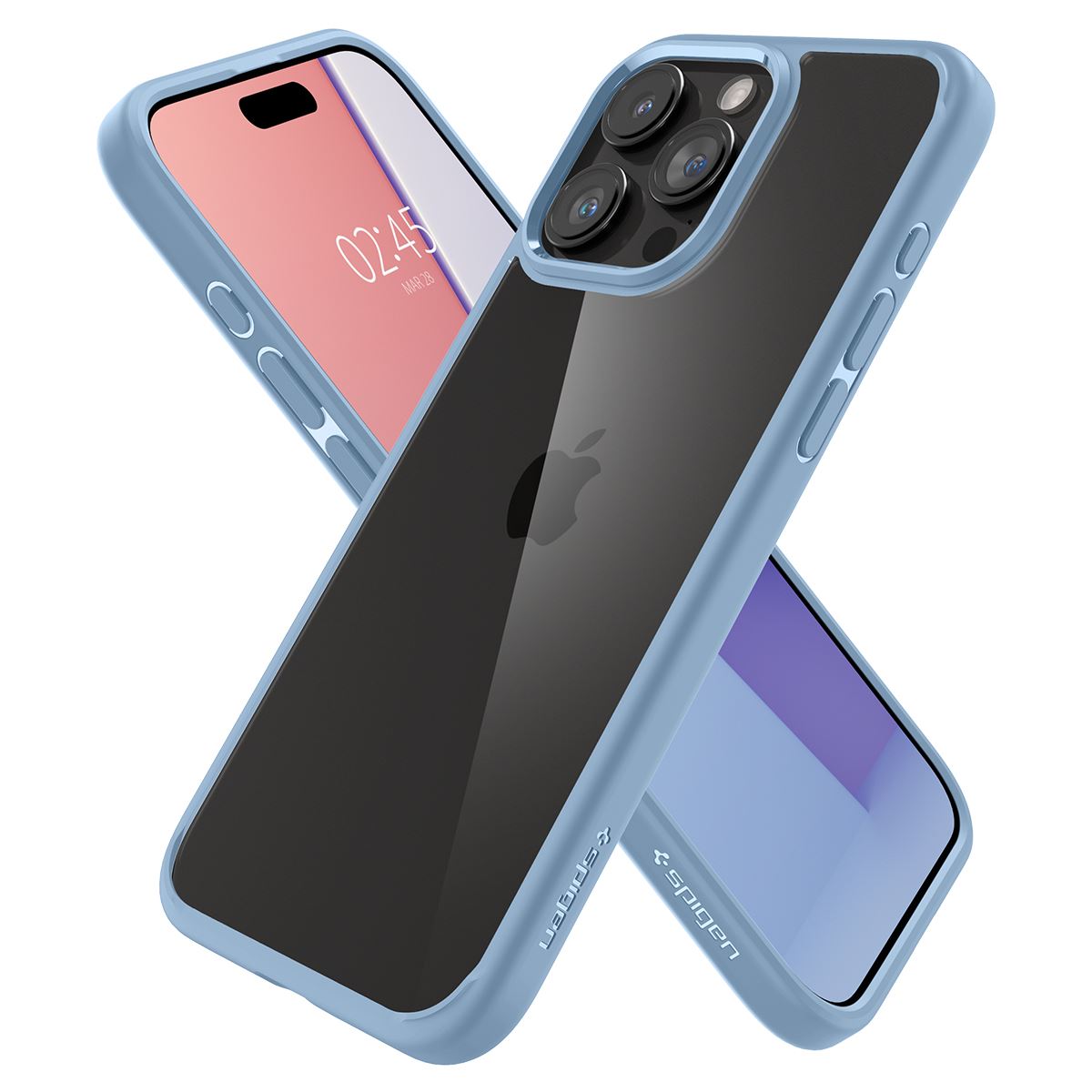 Spigen Crystal Hybrid, sierra blue - iPhone 15 Pro Max (7)