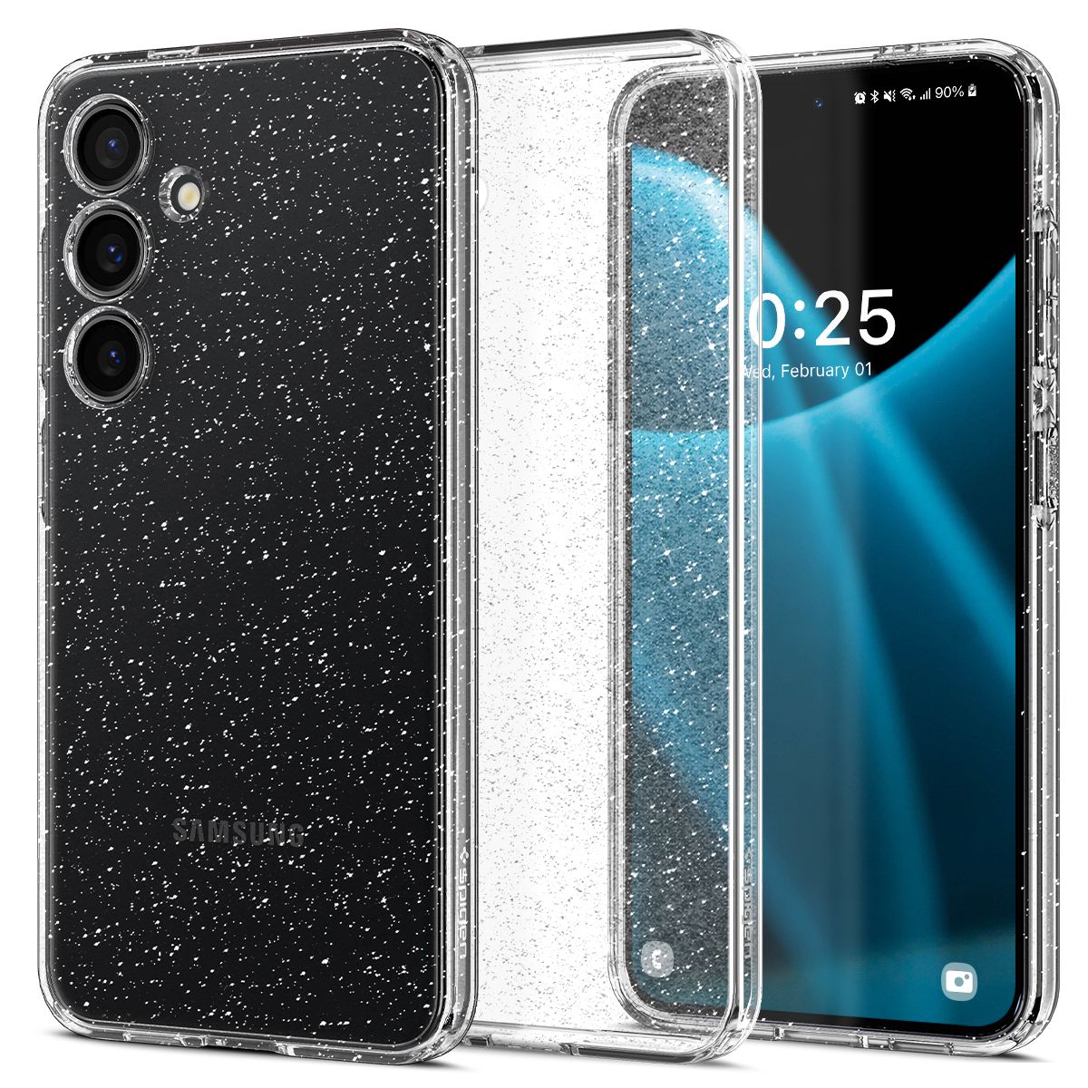 Spigen Liquid Crystal Glitter, crystal quartz - Samsung Galaxy S24 (1)