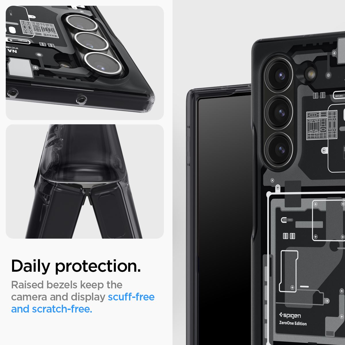 Spigen Ultra Hybrid Pro, zero one - Samsung Galaxy Z Fold6 (11)