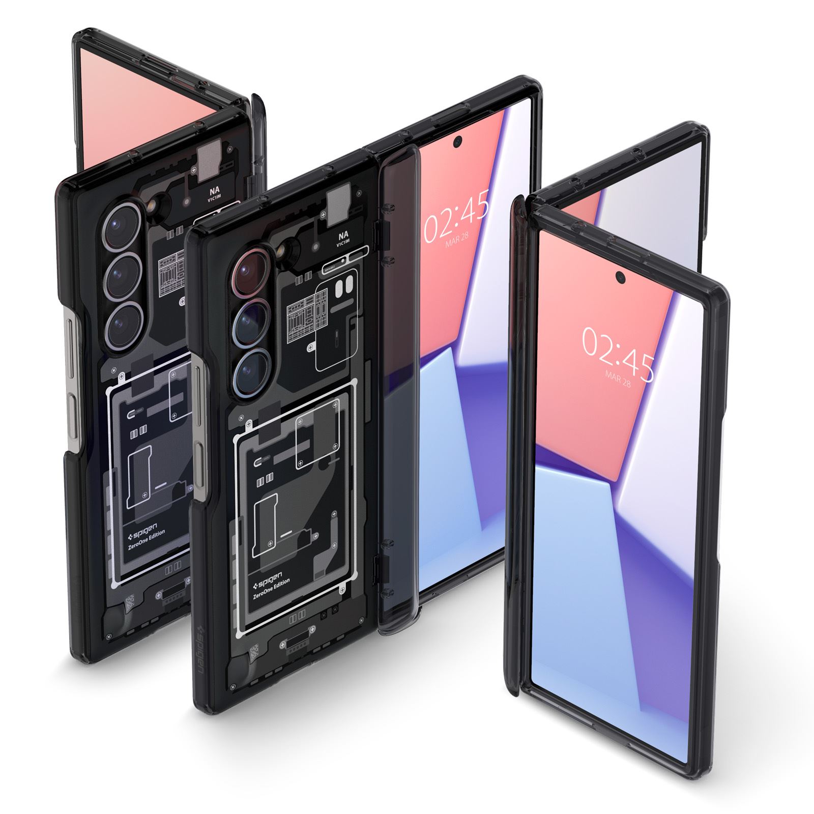 Spigen Ultra Hybrid Pro, zero one - Samsung Galaxy Z Fold6 (3)