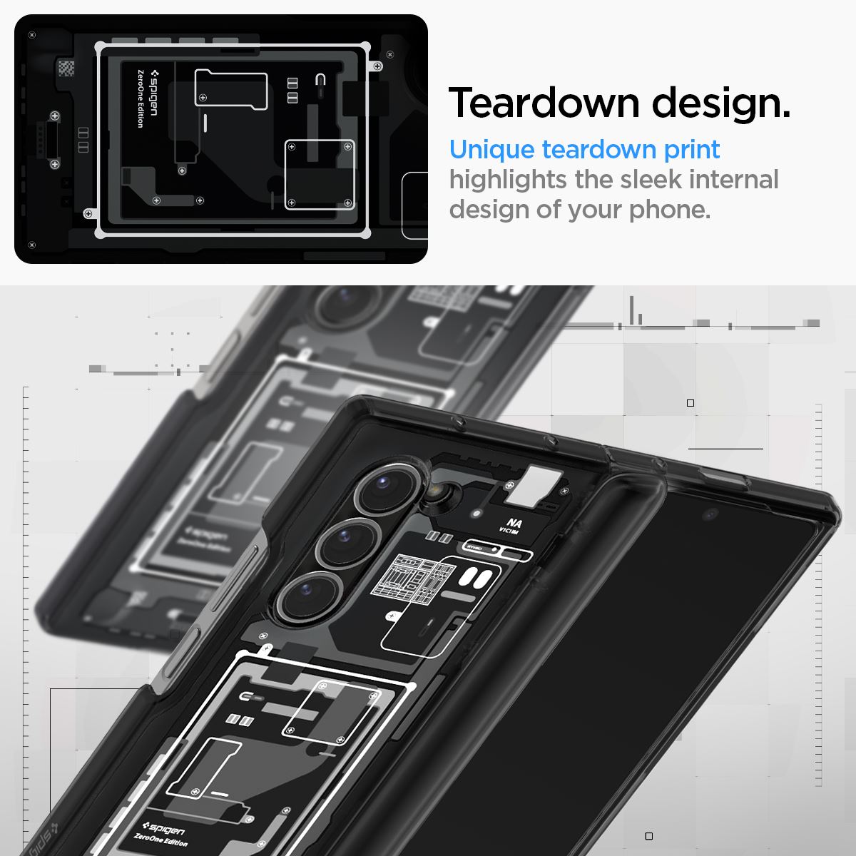 Spigen Ultra Hybrid Pro, zero one - Samsung Galaxy Z Fold6 (8)
