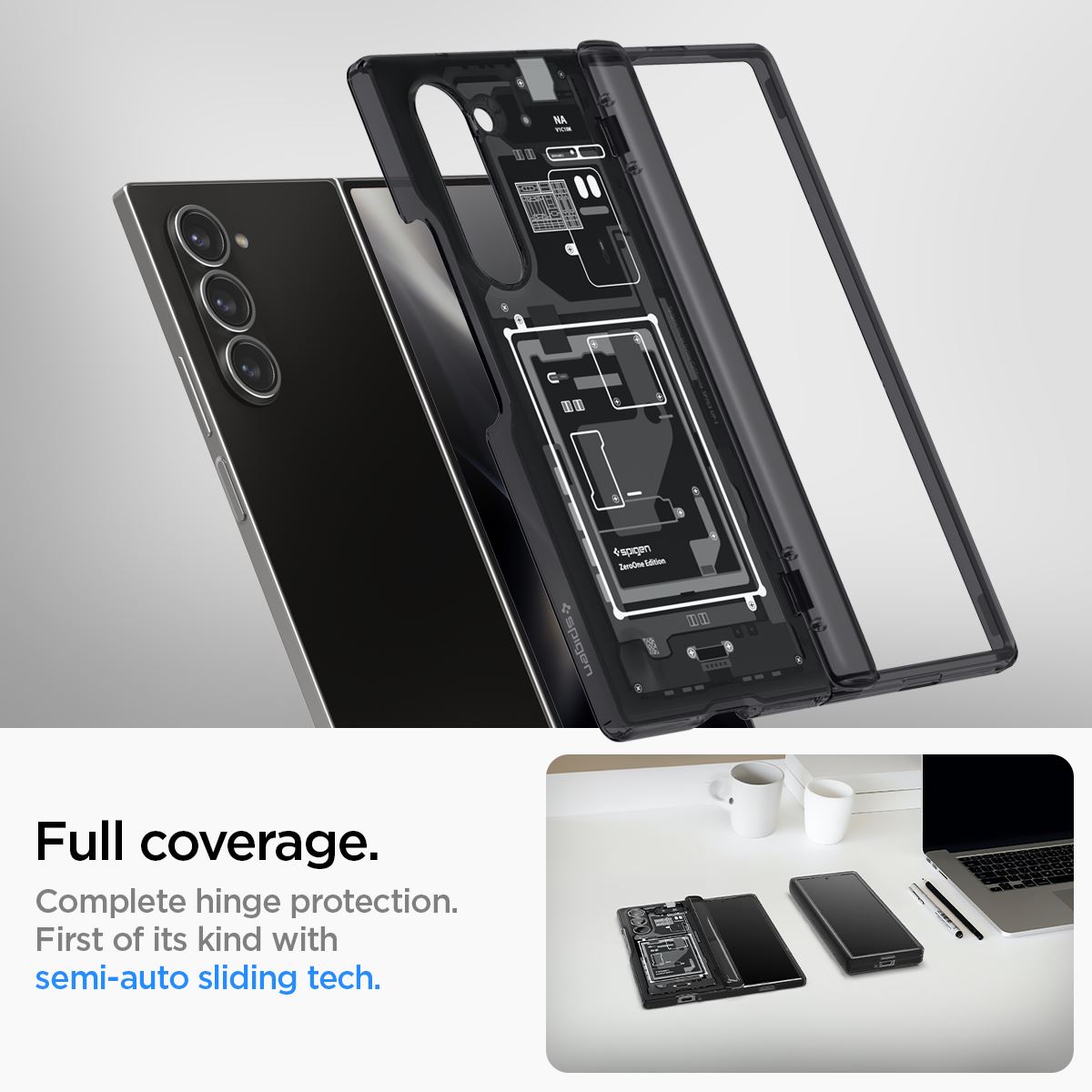 Spigen Ultra Hybrid Pro, zero one - Samsung Galaxy Z Fold6 (9)