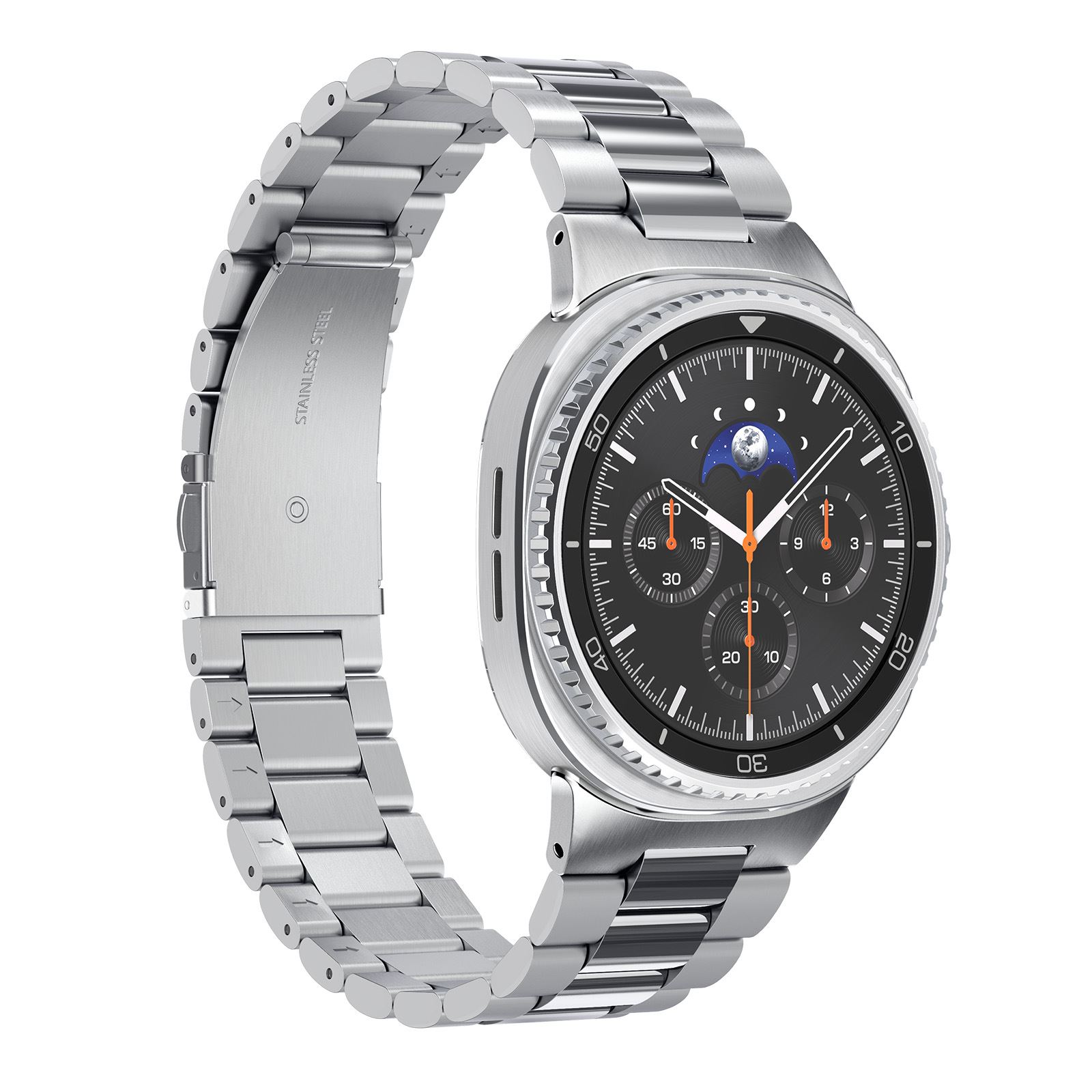 Spigen Modern Fit 316L, silver - Samsung Galaxy Watch 8 (40/44/46mm) (5)