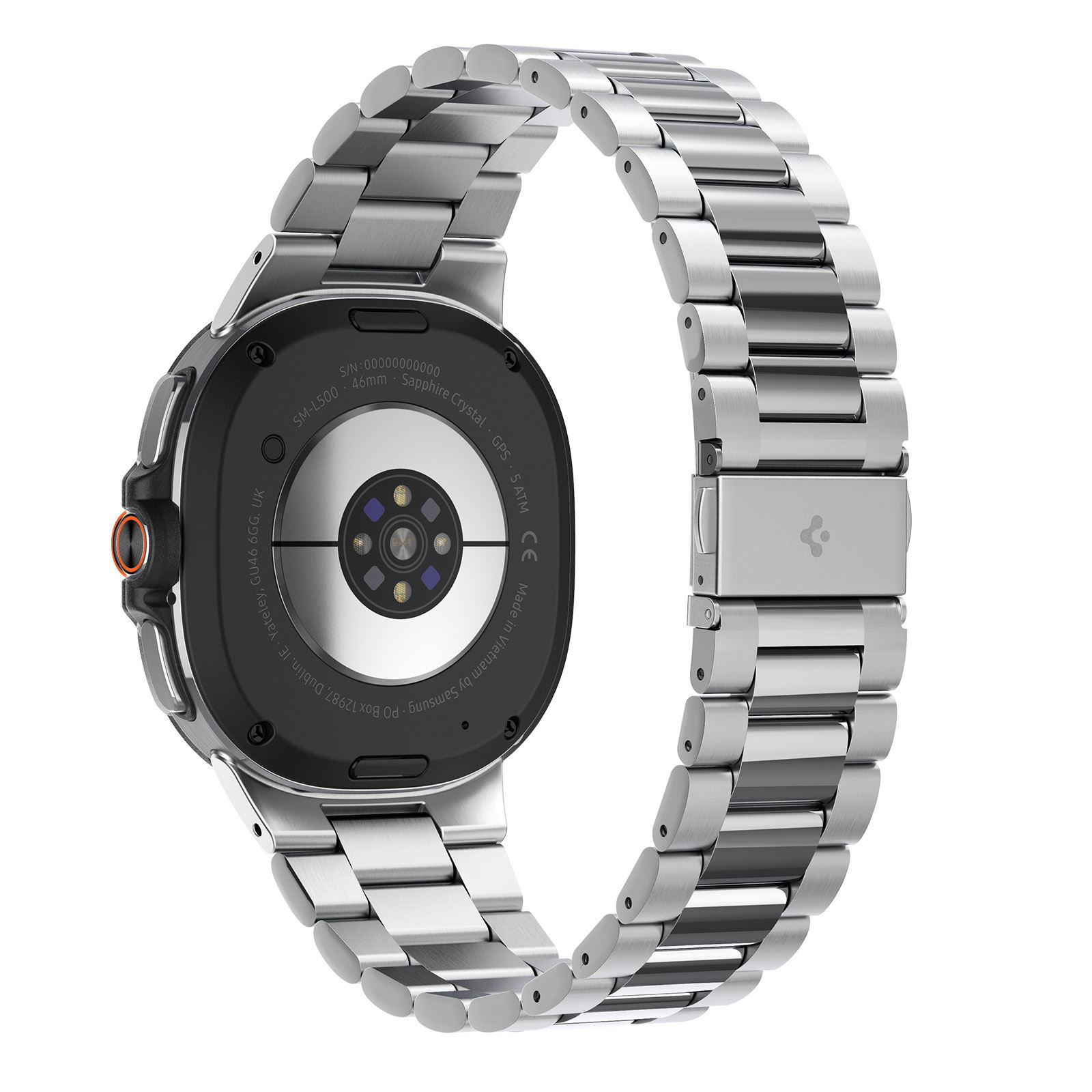 Spigen Modern Fit 316L, silver - Samsung Galaxy Watch 8 (40/44/46mm) (6)