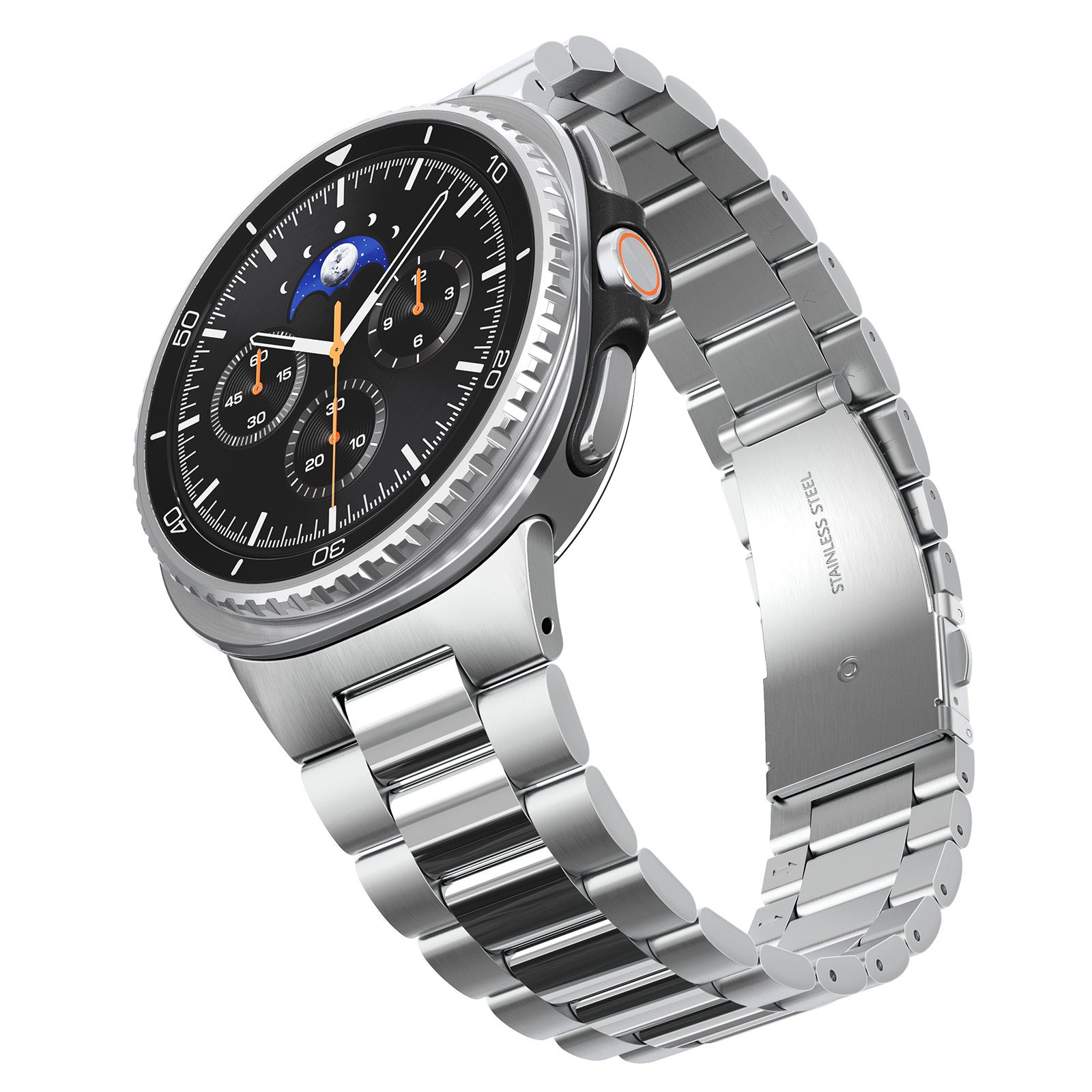 Spigen Modern Fit 316L, silver - Samsung Galaxy Watch 8 (40/44/46mm) (8)