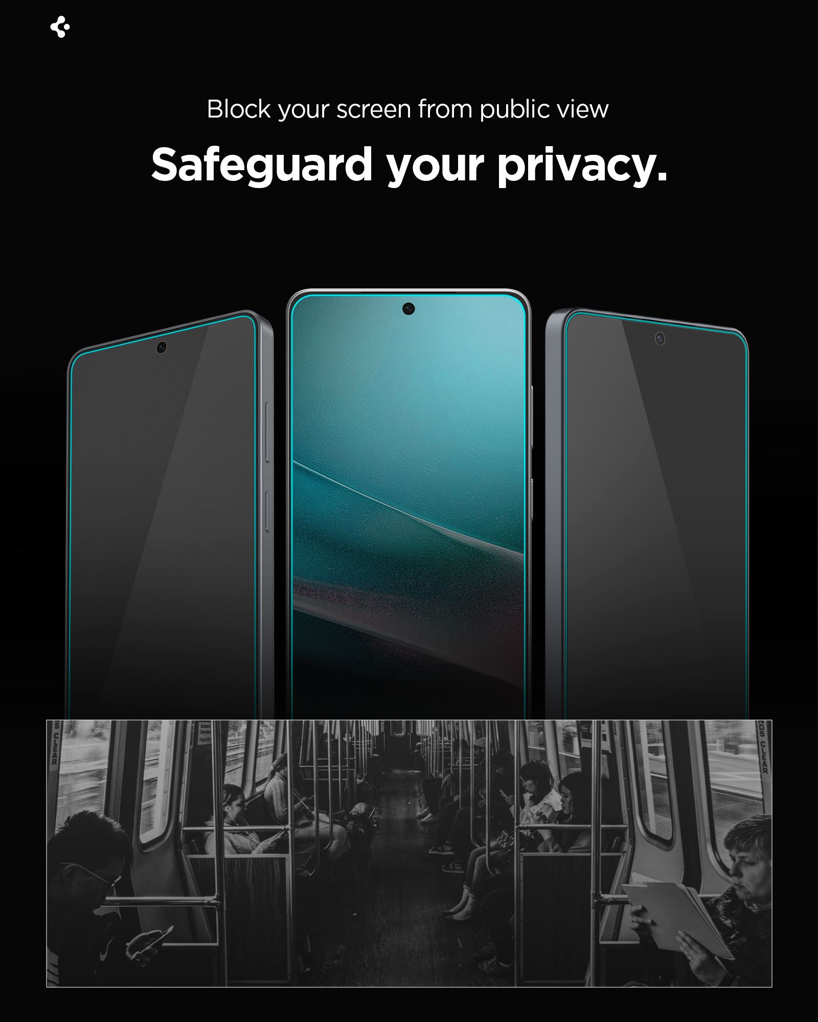 Spigen Glass tR EZ Fit Pro HD (Privacy) 2 Pack, transparency - Samsung Galaxy S26 (18)