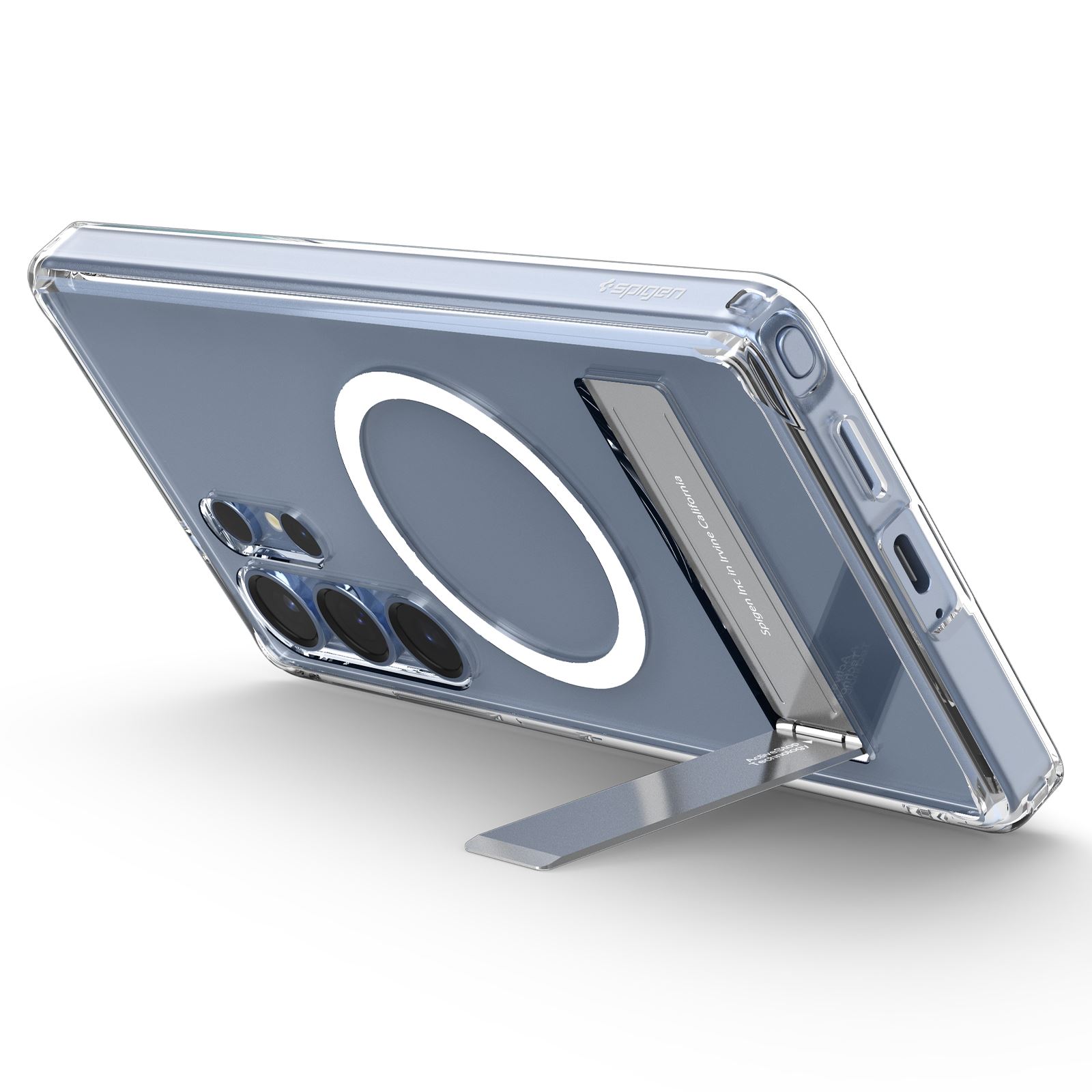 Spigen Ultra Hybrid S MagSafe, clear white - Samsung Galaxy S25 Ultra (10)