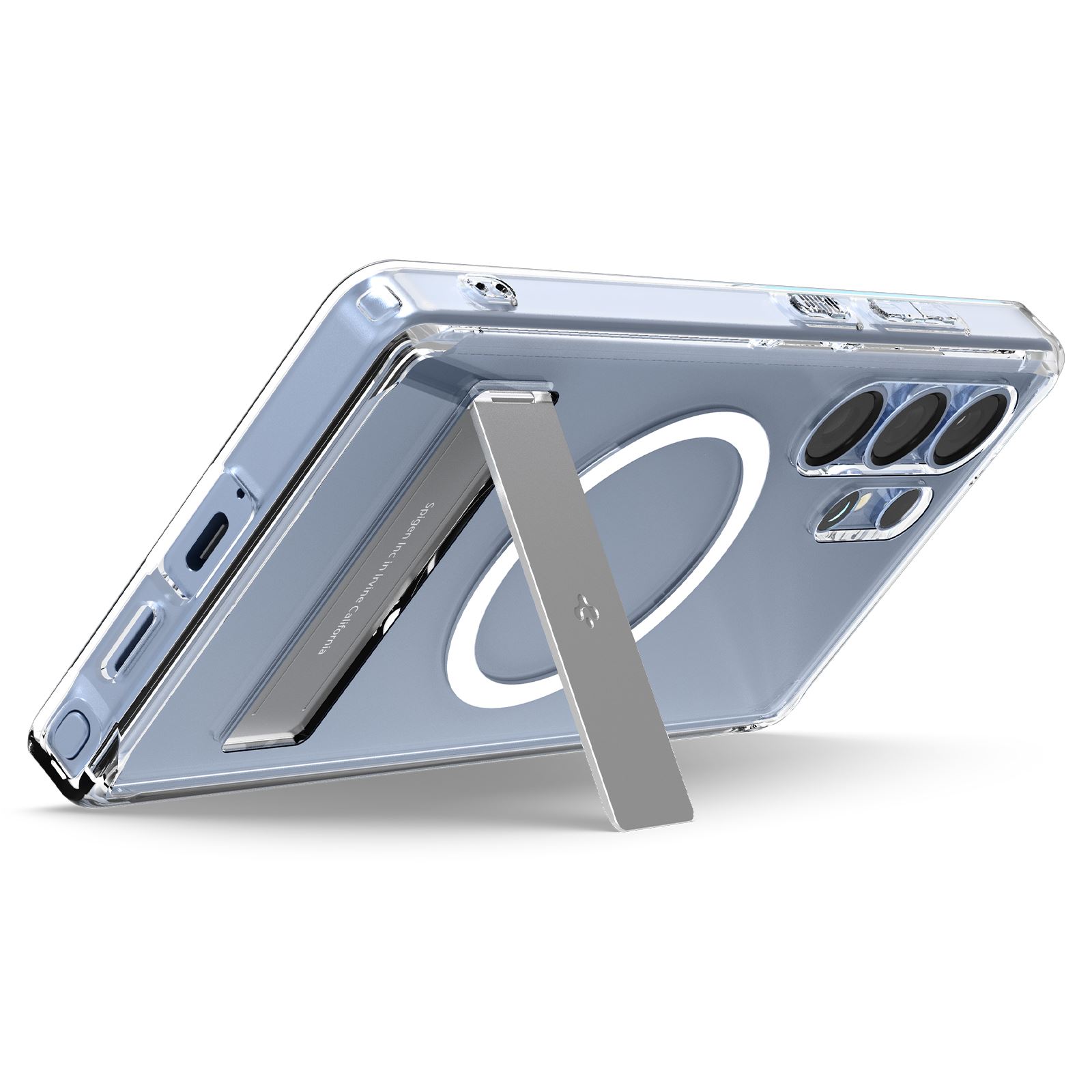 Spigen Ultra Hybrid S MagSafe, clear white - Samsung Galaxy S25 Ultra (12)