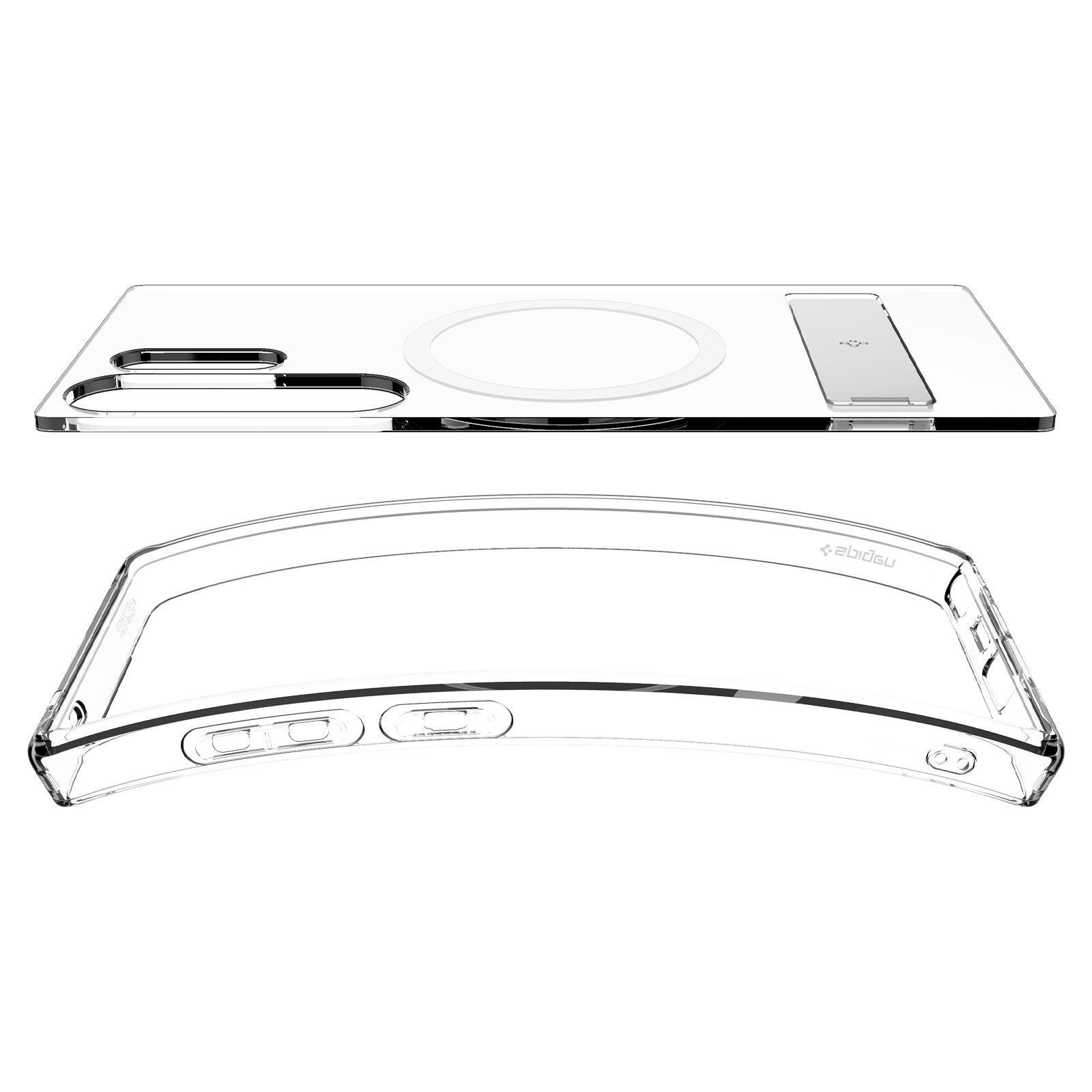Spigen Ultra Hybrid S MagSafe, clear white - Samsung Galaxy S25 Ultra (14)
