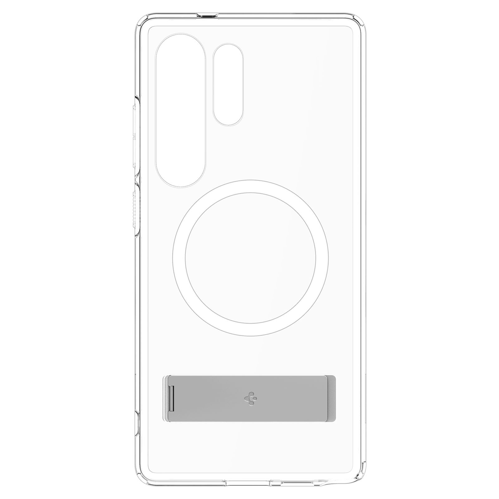 Spigen Ultra Hybrid S MagSafe, clear white - Samsung Galaxy S25 Ultra (3)