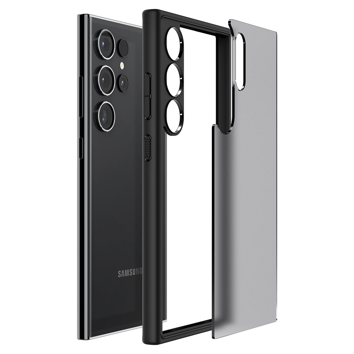 Spigen Ultra Hybrid, frost black - Samsung Galaxy S24 Ultra (10)