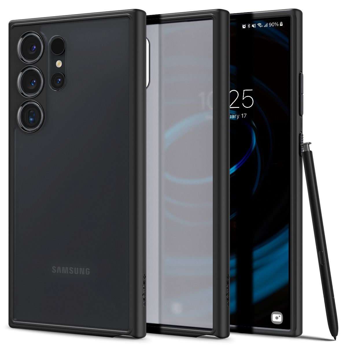 Spigen Ultra Hybrid, frost black - Samsung Galaxy S24 Ultra