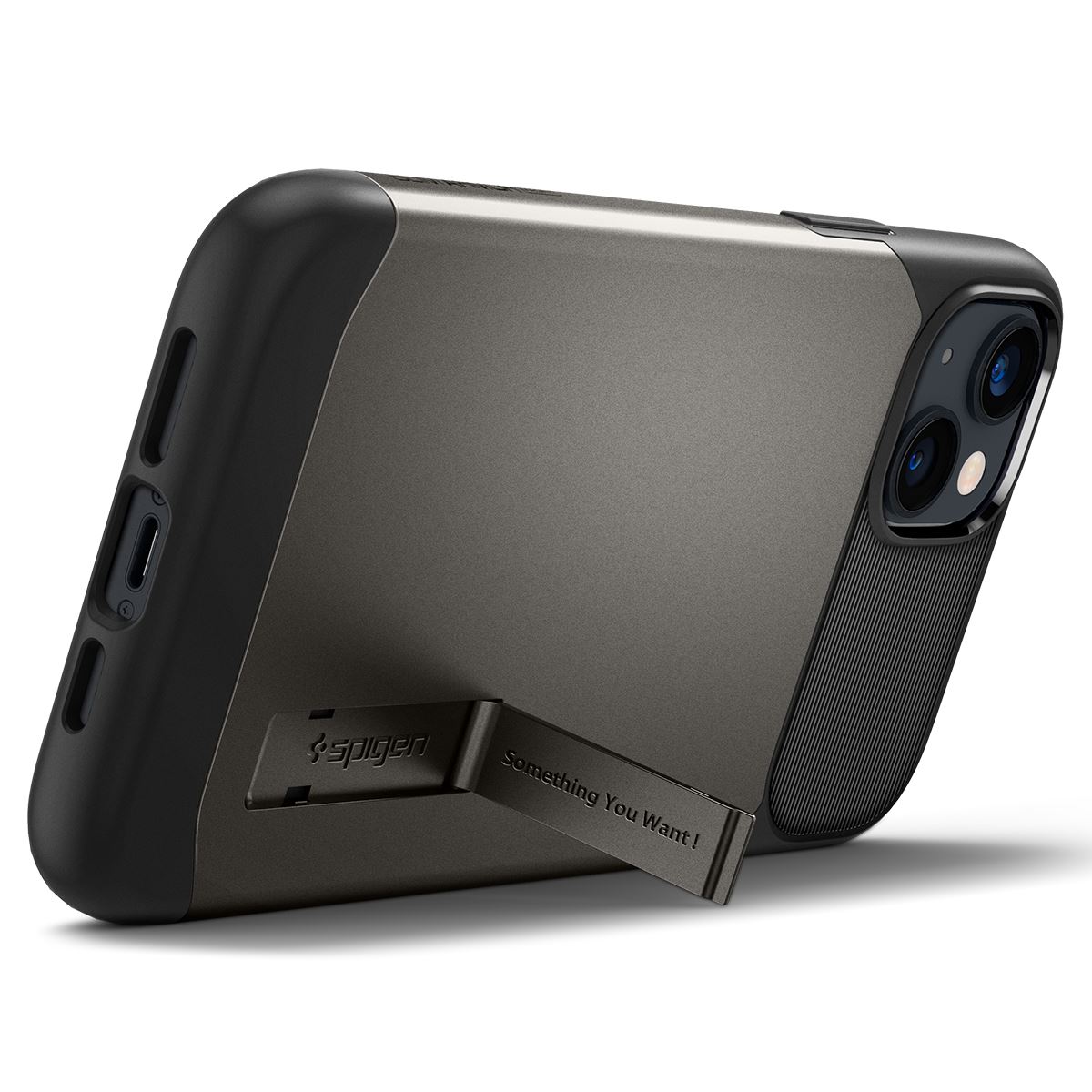 Spigen Slim Armor MagSafe, gunmetal - iPhone 14 Plus (8)