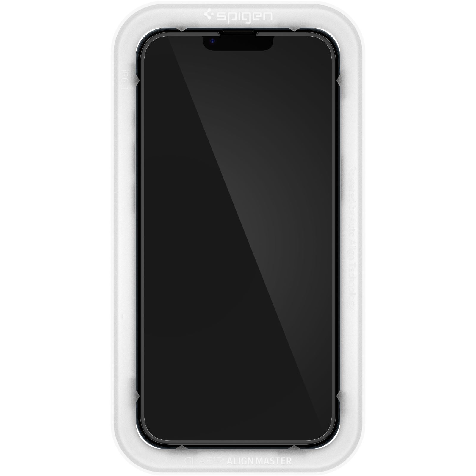 Spigen Glass tR AlignMaster HD 1 Pack, FC black - iPhone 14/13 Pro/13 (2)